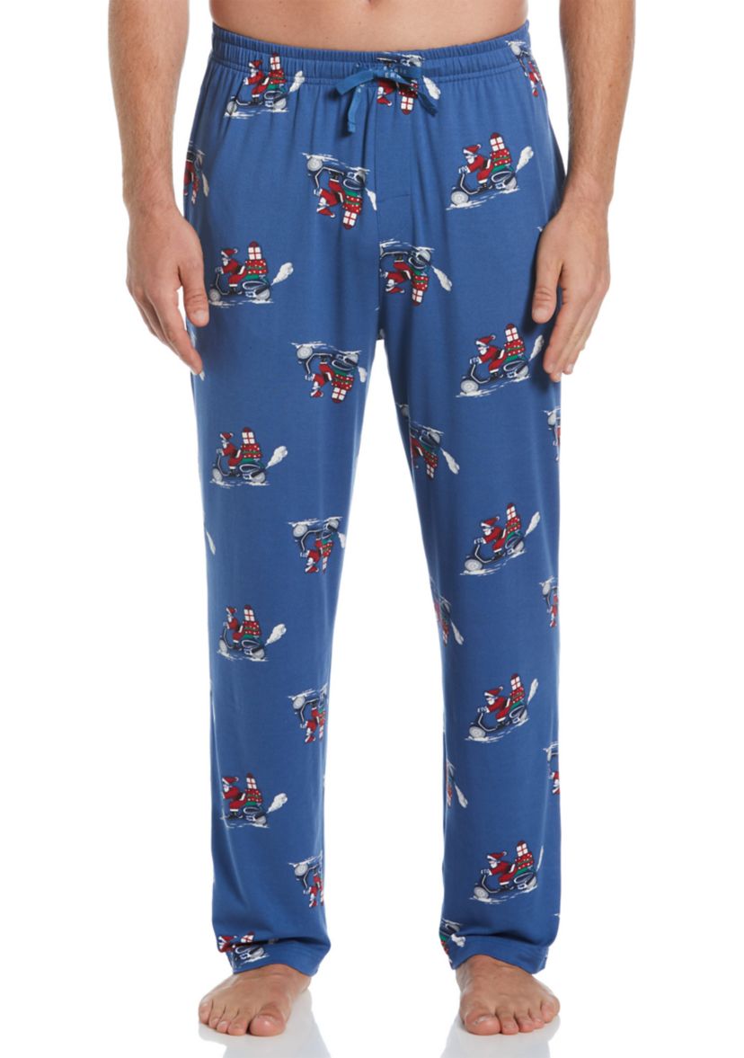 Biker Santa Printed Deluxe Touch Pants