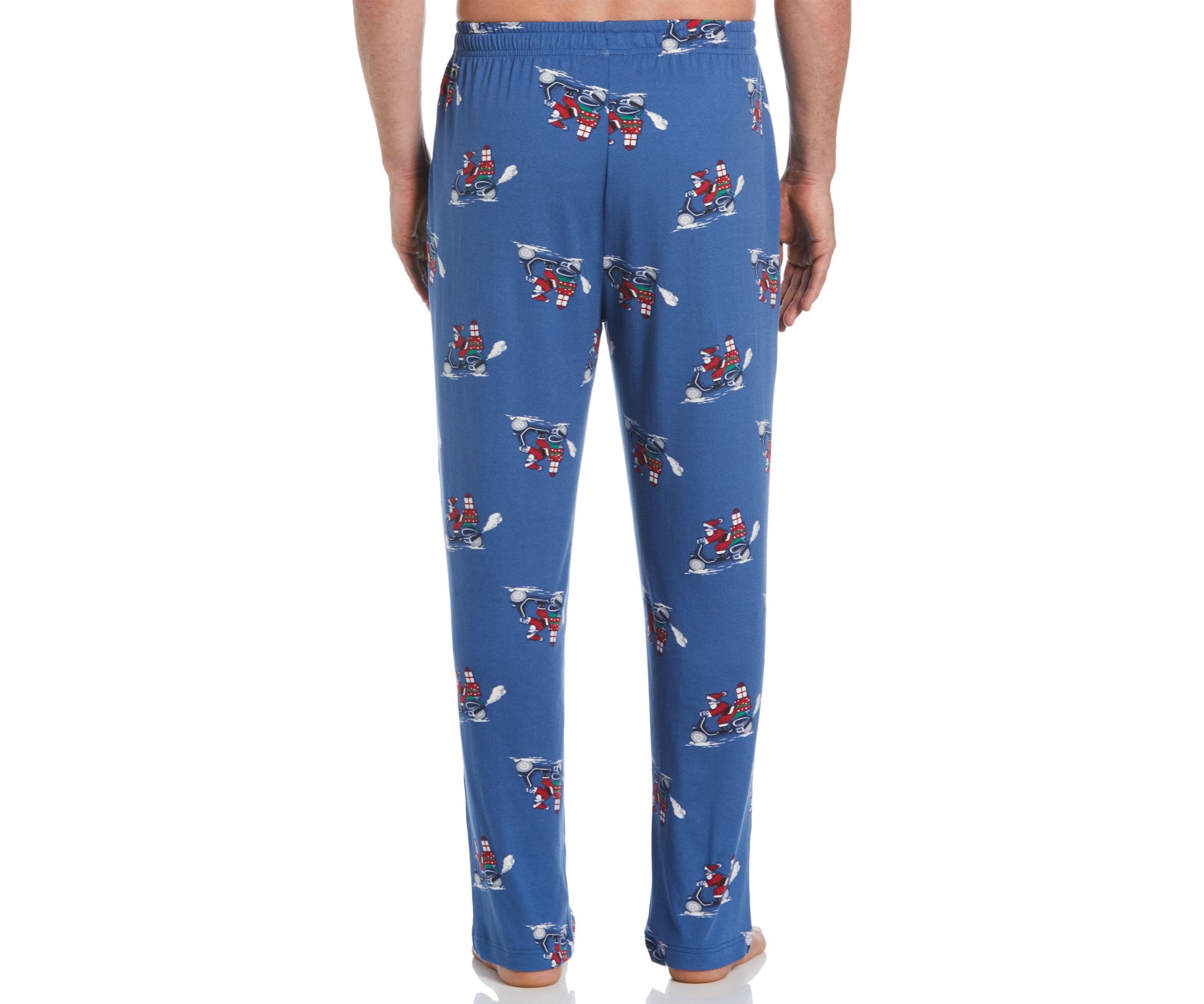 Biker Santa Printed Deluxe Touch Pants