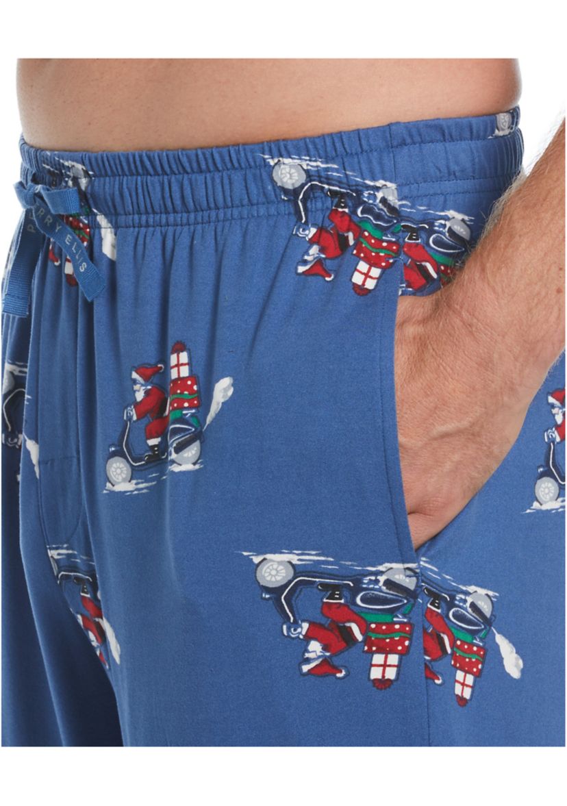 Biker Santa Printed Deluxe Touch Pants