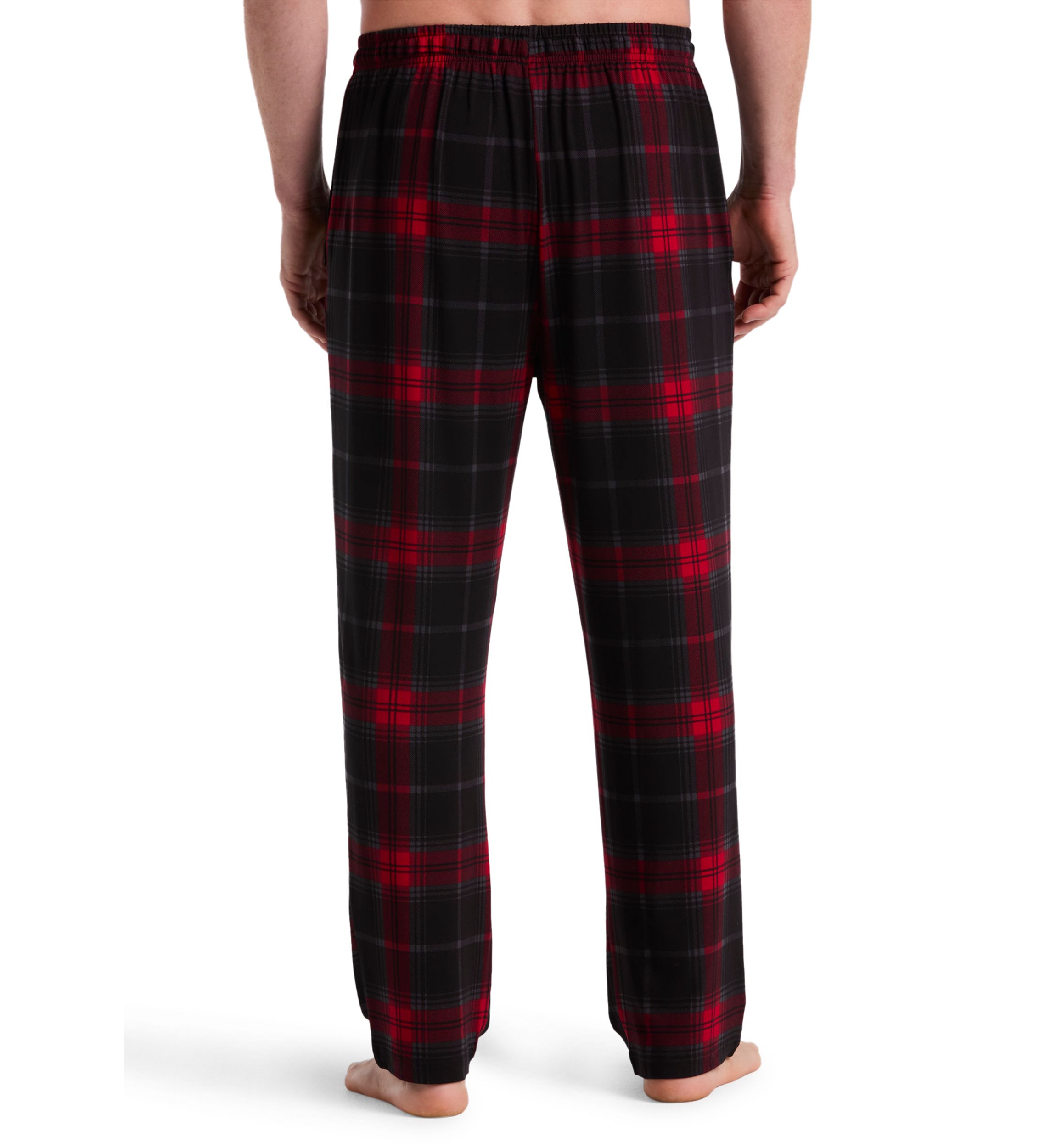 Mens Deluxe Touch Windowpant Plaid Pant