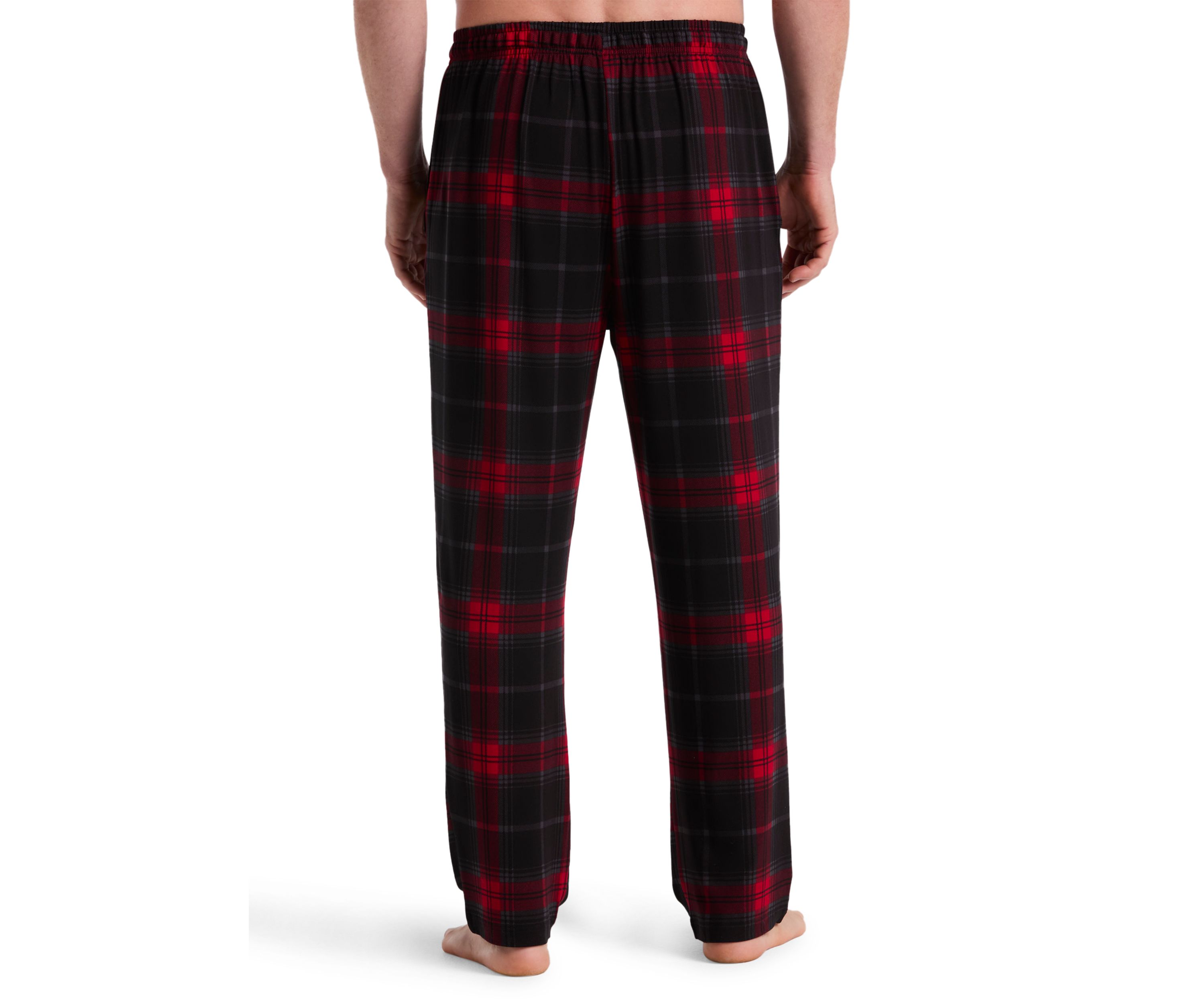 Mens Deluxe Touch Windowpant Plaid Pant