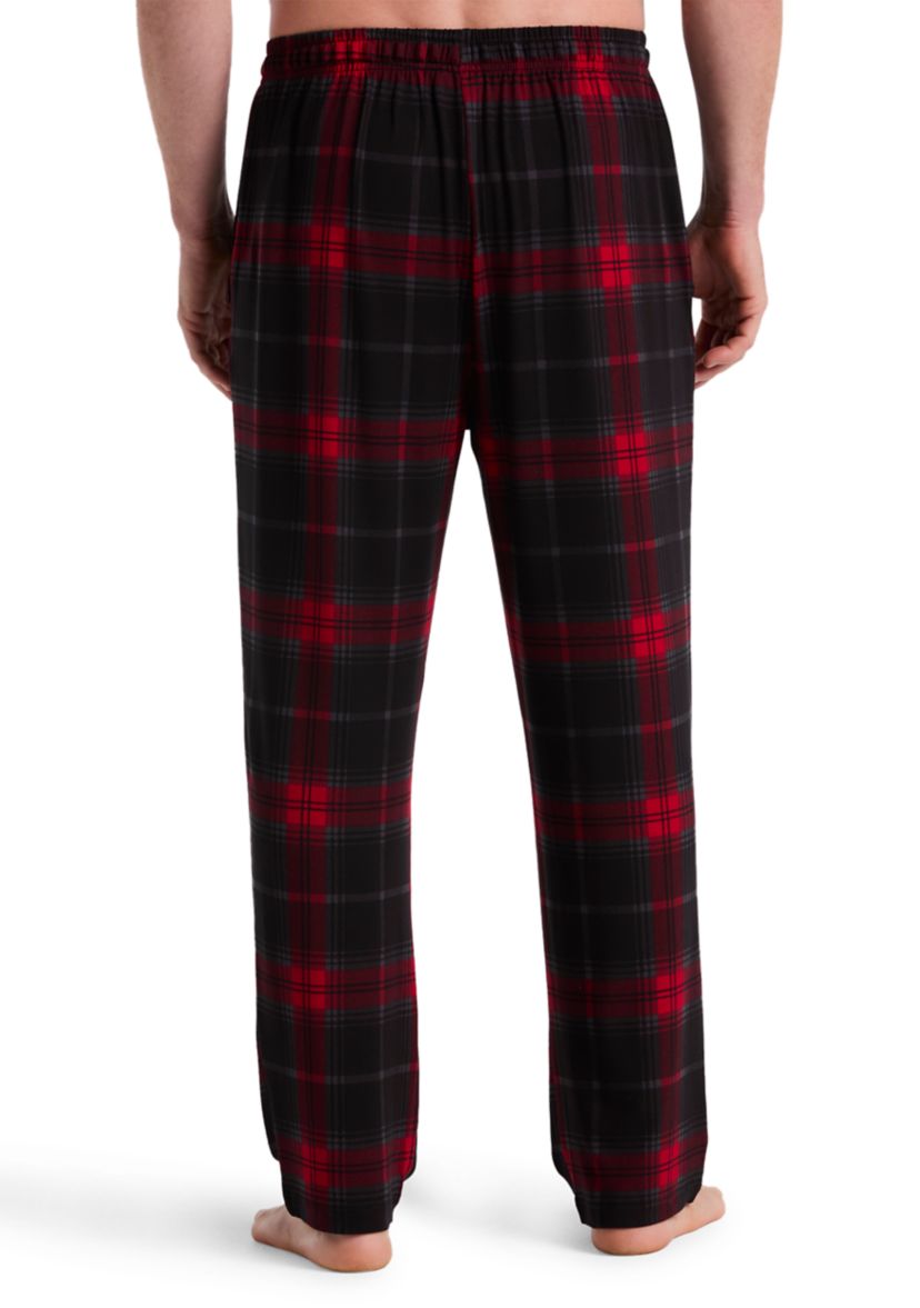 Mens Deluxe Touch Windowpant Plaid Pant