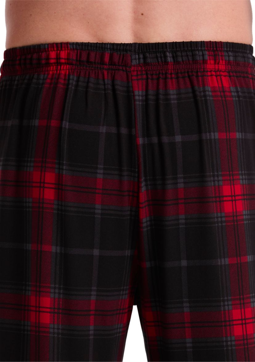 Mens Deluxe Touch Windowpant Plaid Pant