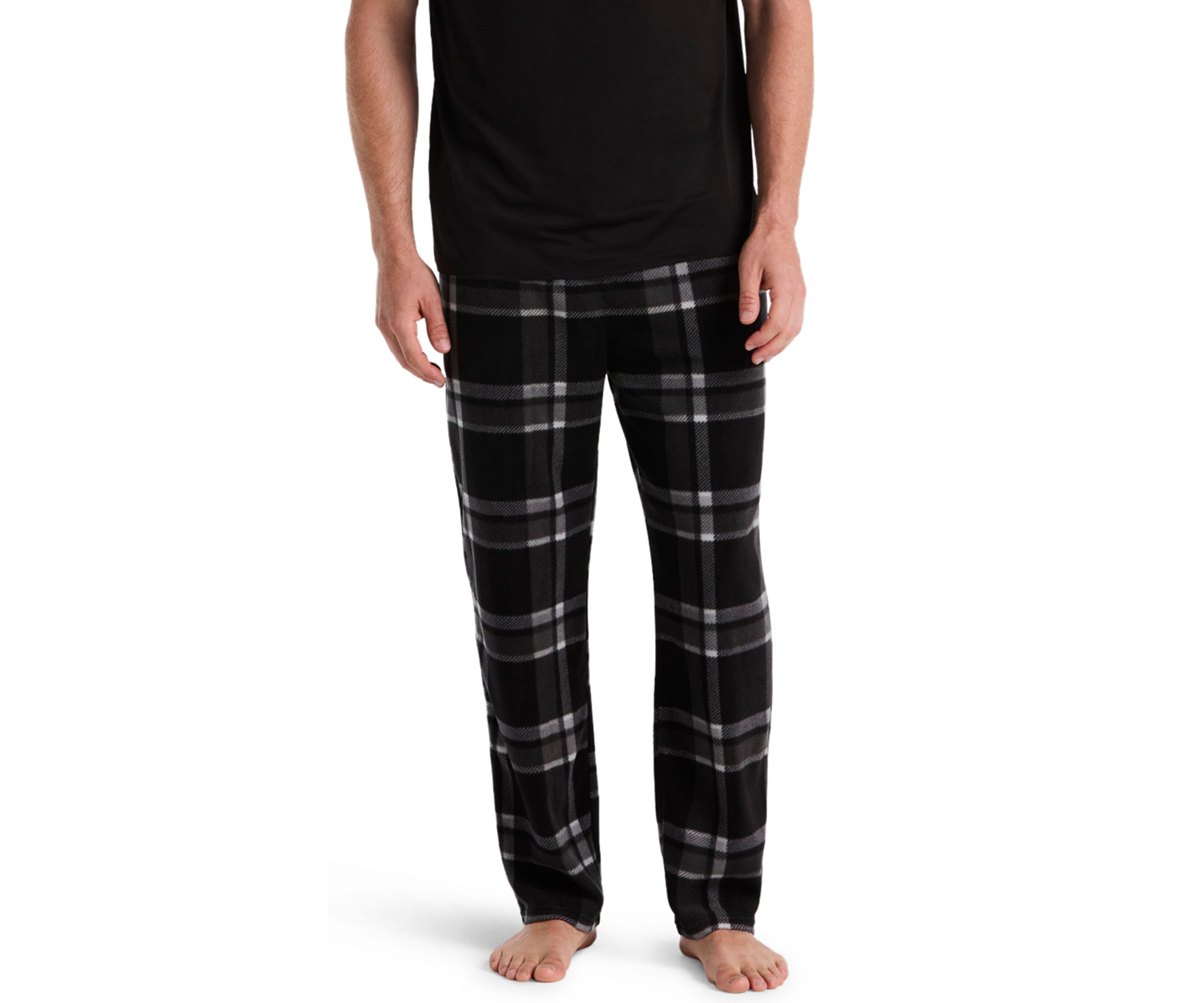 Mens Deluxe Touch Plaid Pants