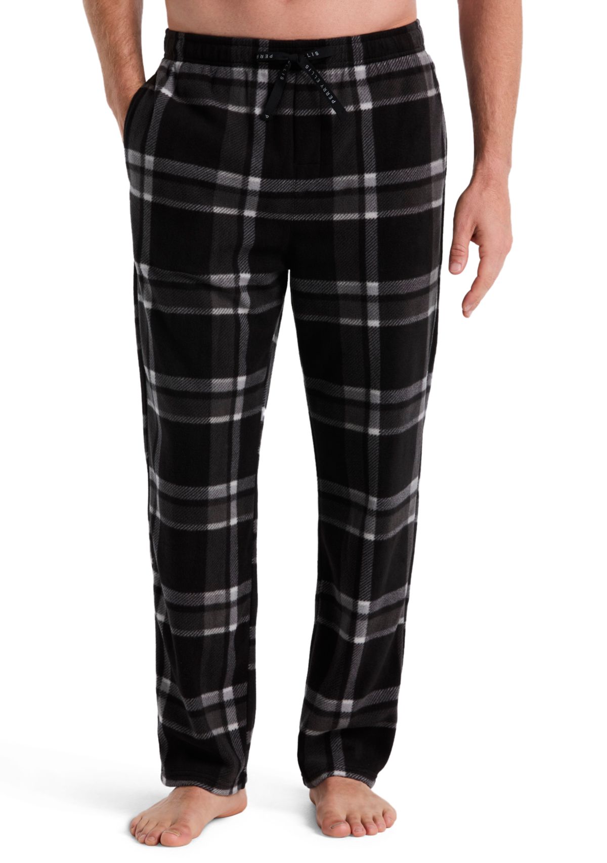 Mens Deluxe Touch Plaid Pants