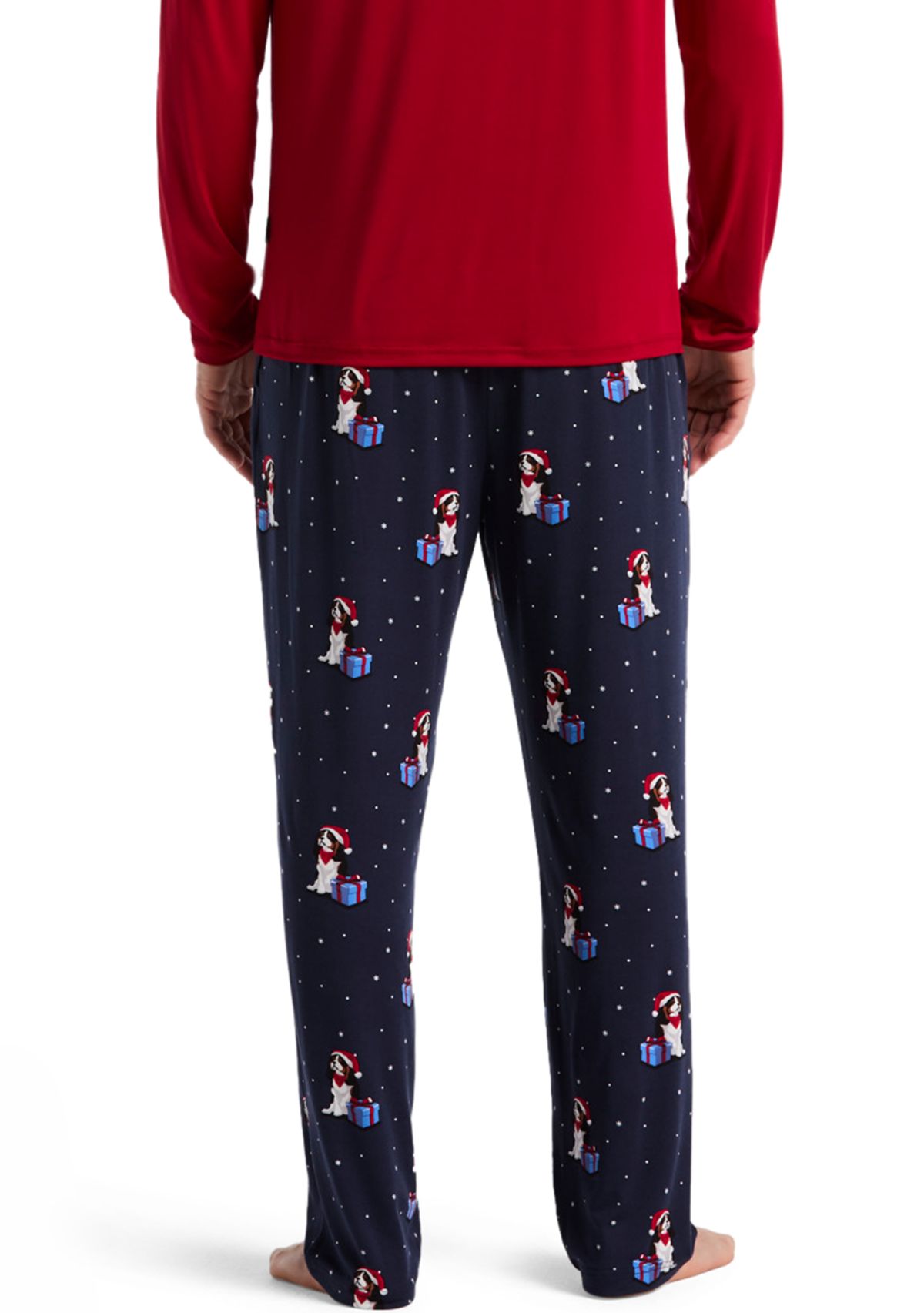 Mens King Charles Printed Deluxe Touch Pajama Pants