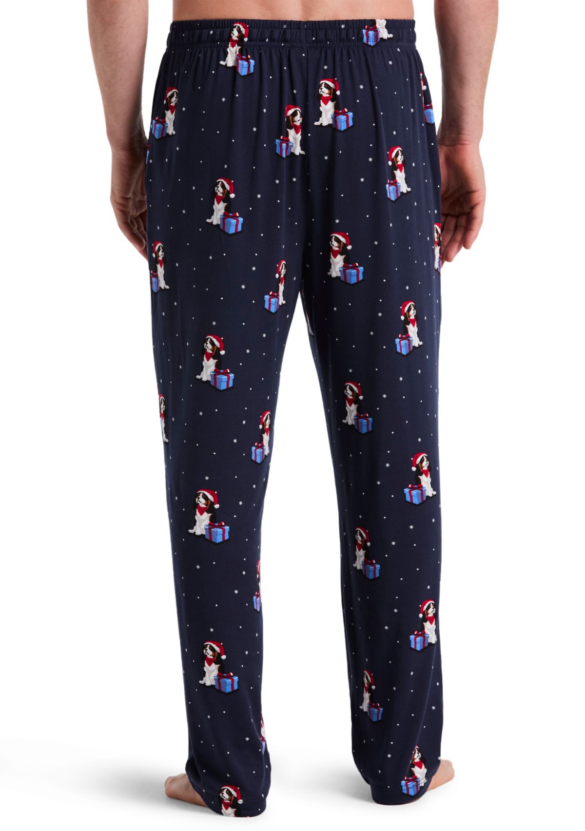 Mens King Charles Printed Deluxe Touch Pajama Pants