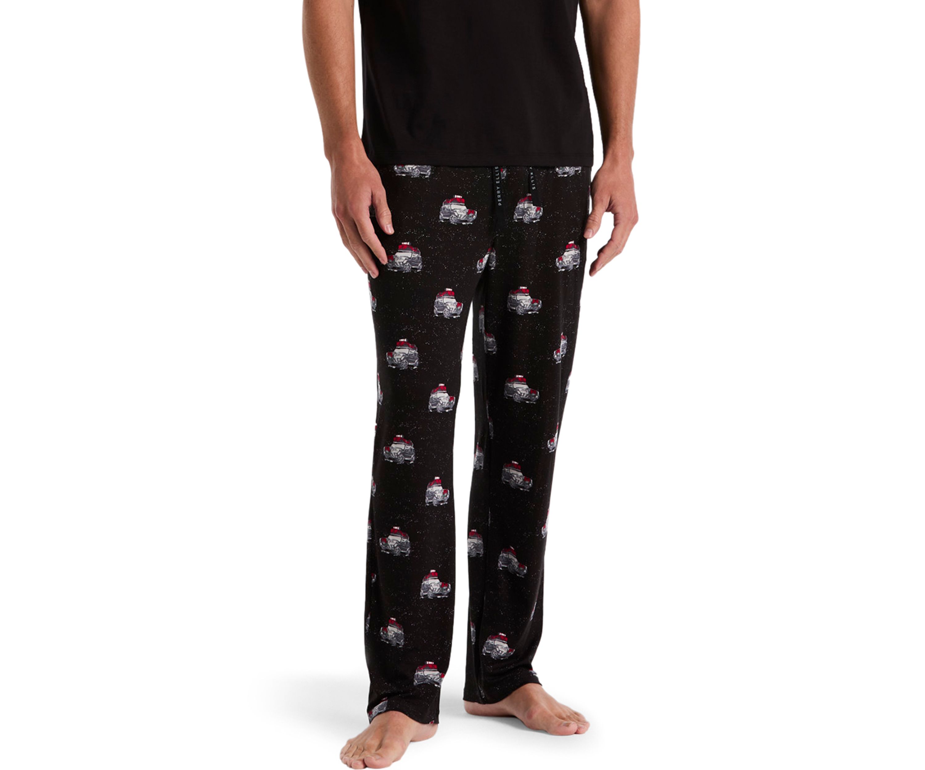  Mens Holiday Car Printed Deluxe Touch Pajama Pants 