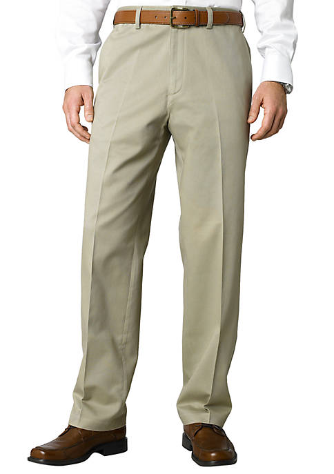 Savane® Big & Tall Performance Chino Flat Front Wrinkle-Free Pants | belk