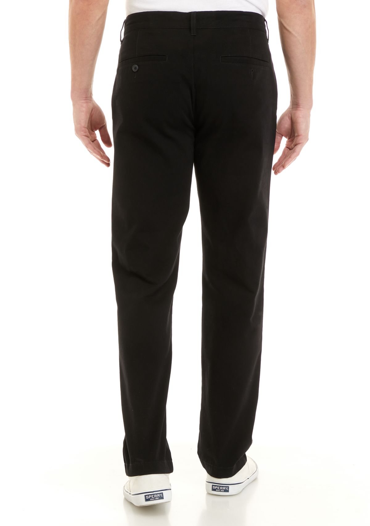 Mens Flat Front Twill Pants