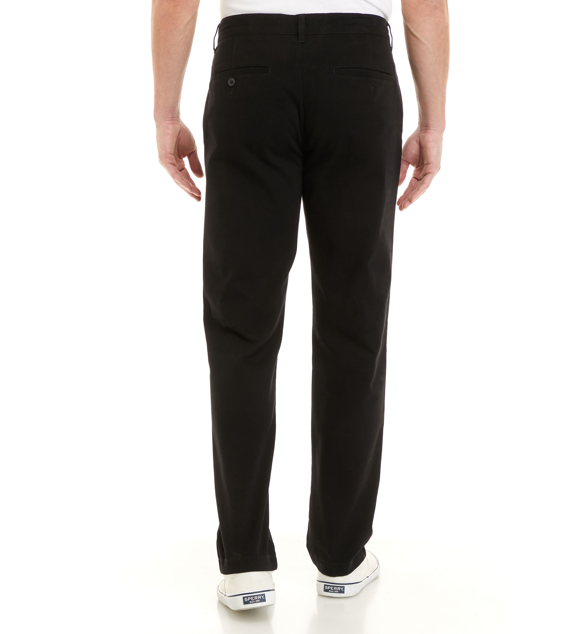 Mens Flat Front Twill Pants