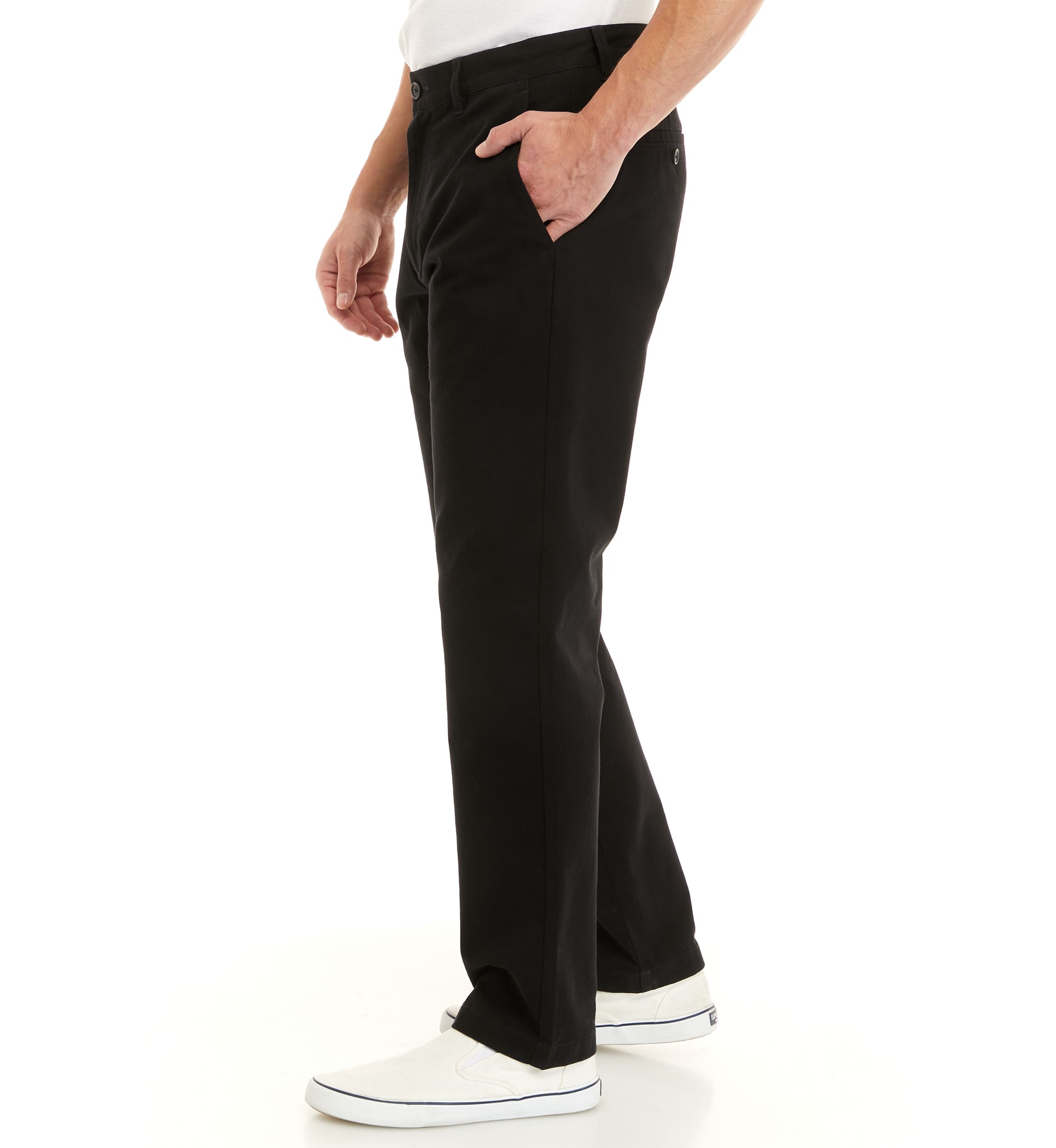 Mens Flat Front Twill Pants