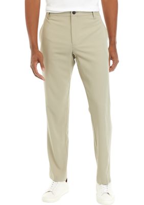 Eddie Bauer Men's Getaway Flex Twill Chino Pants, Carbon, 32W x