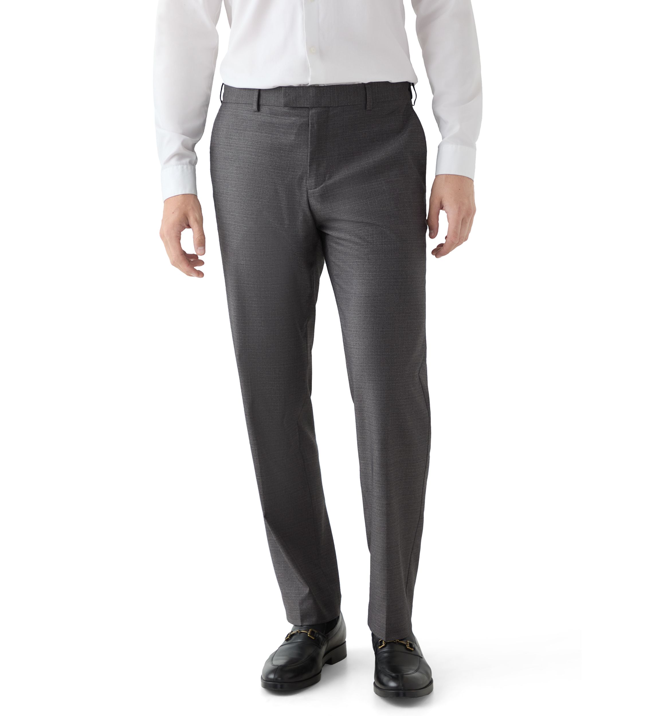Mens Full Fashion Bengaline Crosshatch Pants