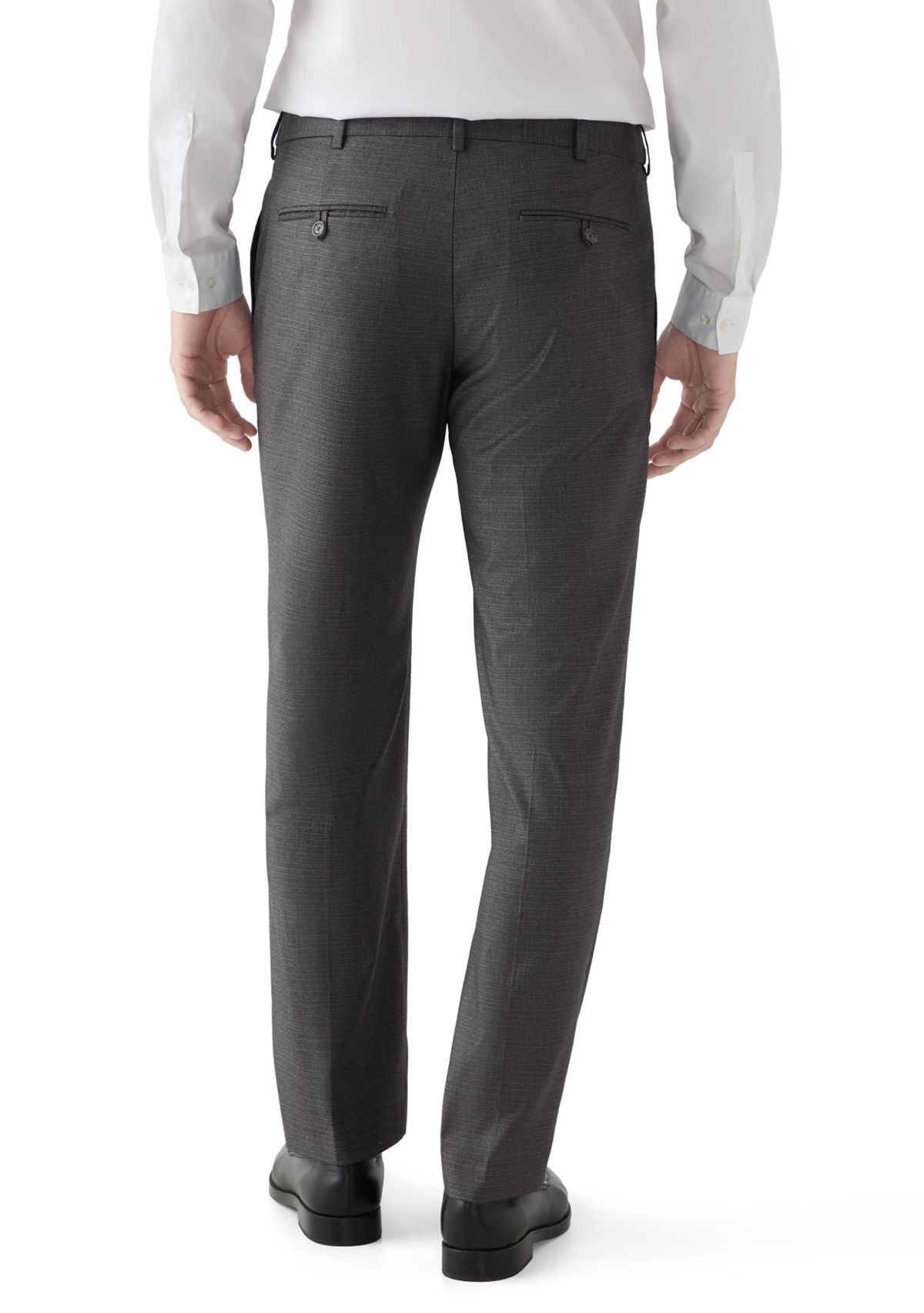 Mens Full Fashion Bengaline Crosshatch Pants