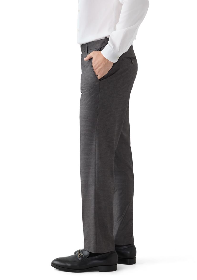 Mens Full Fashion Bengaline Crosshatch Pants