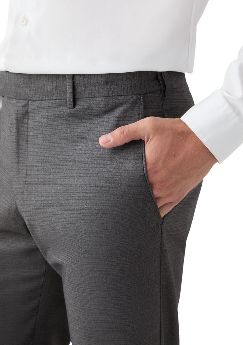 Mens Full Fashion Bengaline Crosshatch Pants
