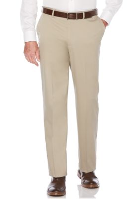 Carolina Herrera Mens Pants 36x32 Solid Beige Cotton Chino Casual Khakis  Trouser