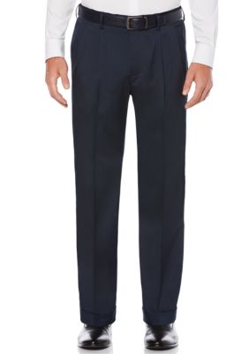 Savane® Pleated Stretch Crosshatch Dress Pants | belk