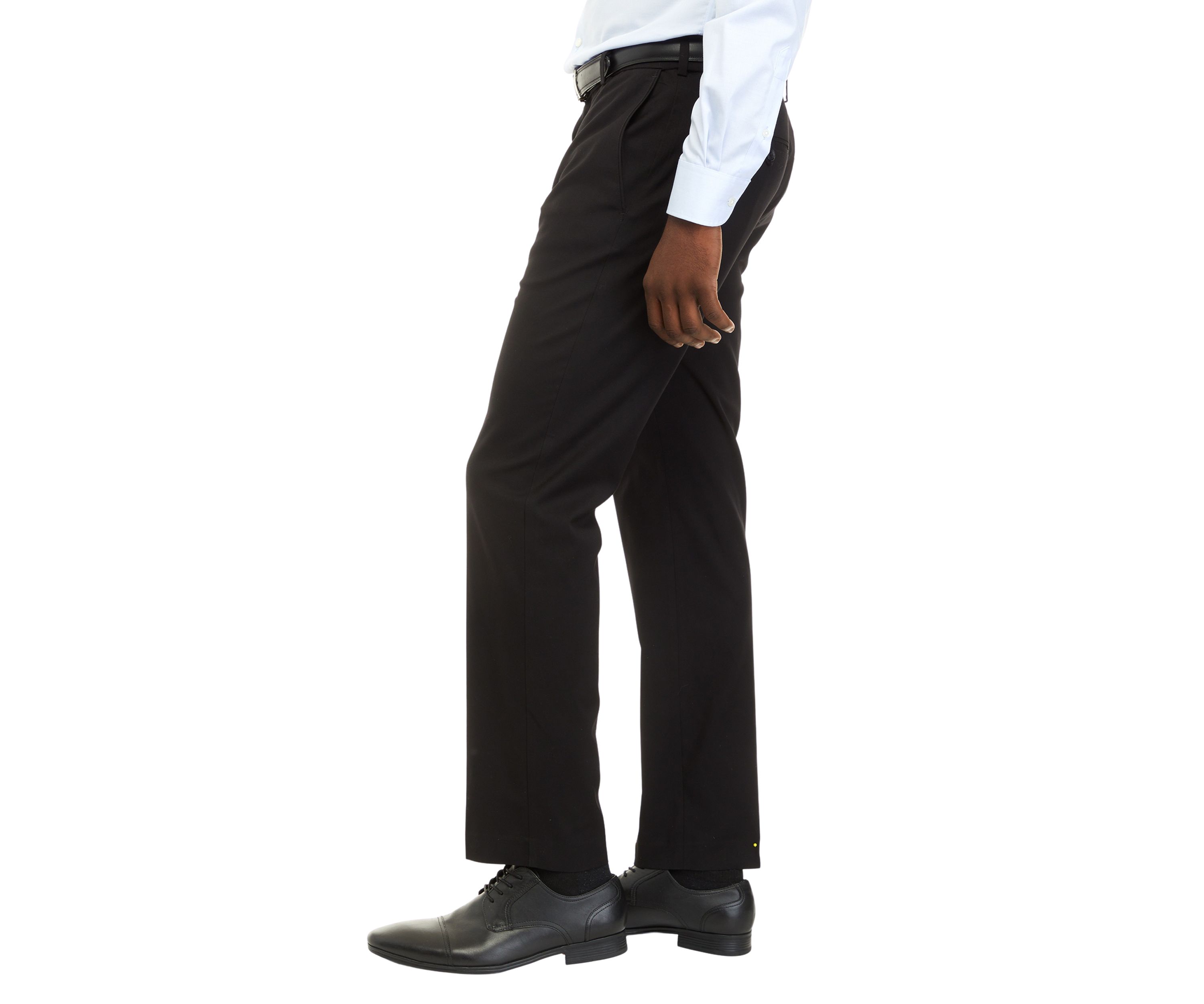 Mens Straight Fit Solid Dress Pants