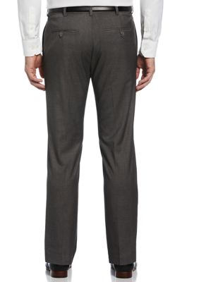 Louis Raphael Comfort Stretch Solid Skinny Fit Flat Front Dress Pant