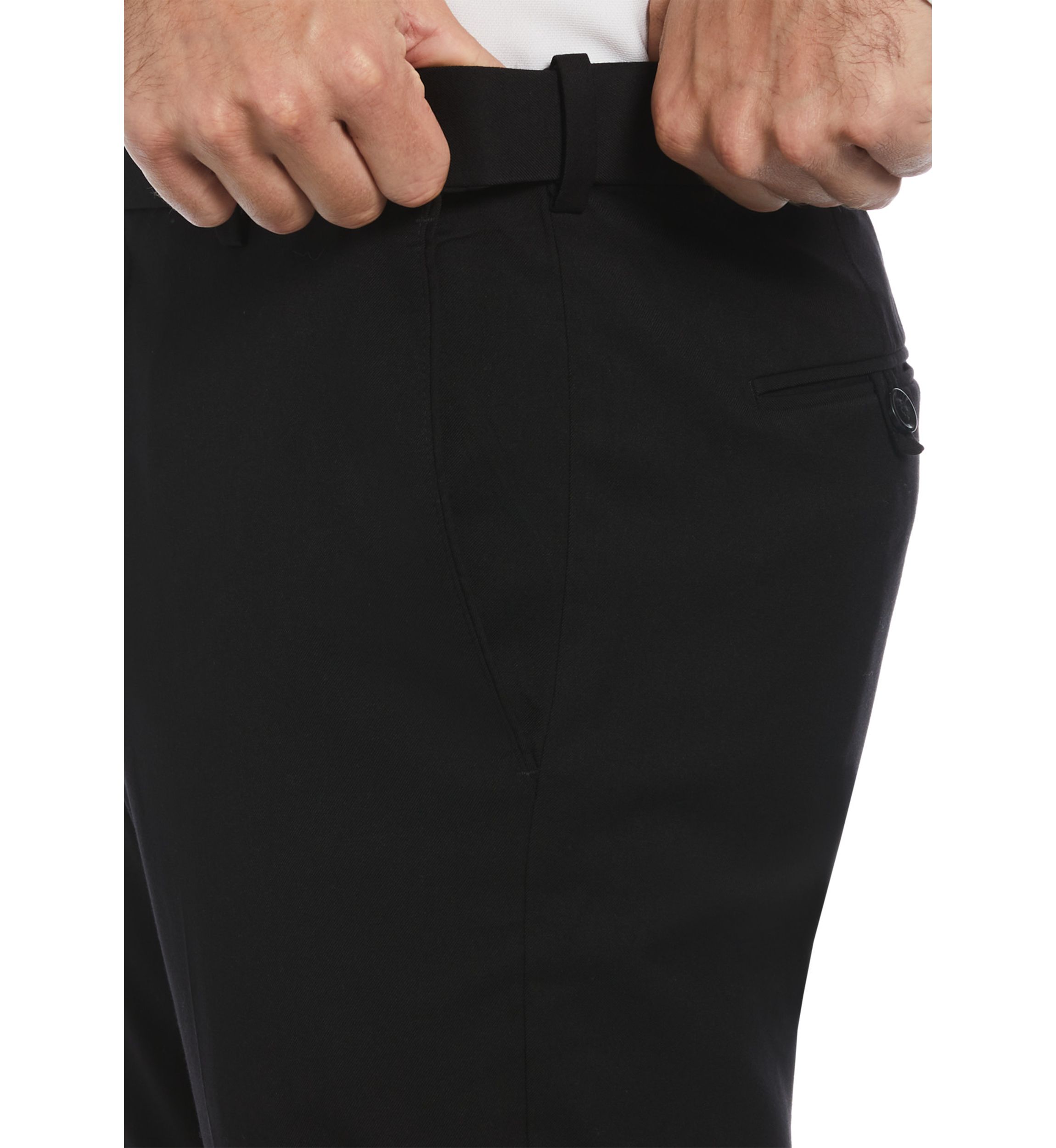 Big & Tall Cross Hatch Flat Front Dress Pants