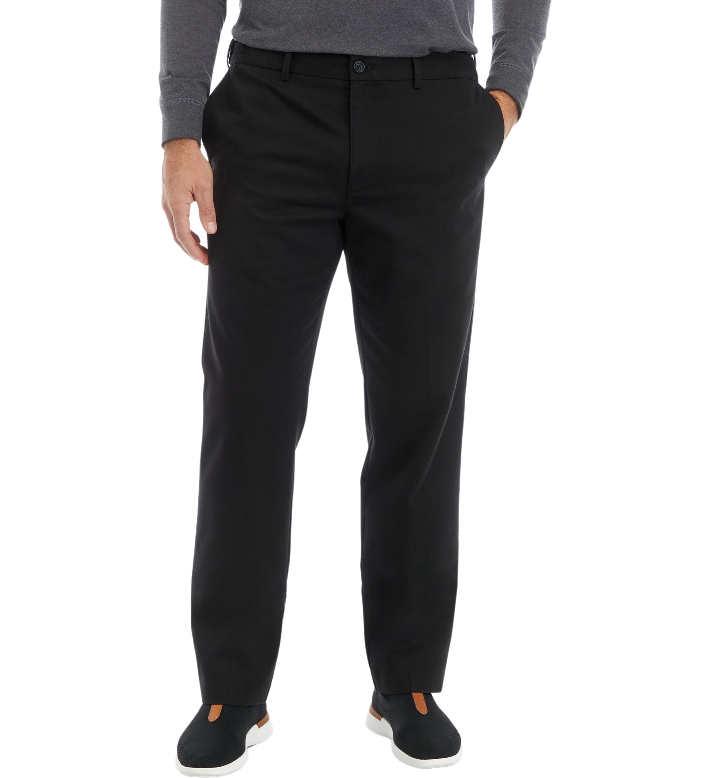 Mens Flat Front Ultimate Performance Pants