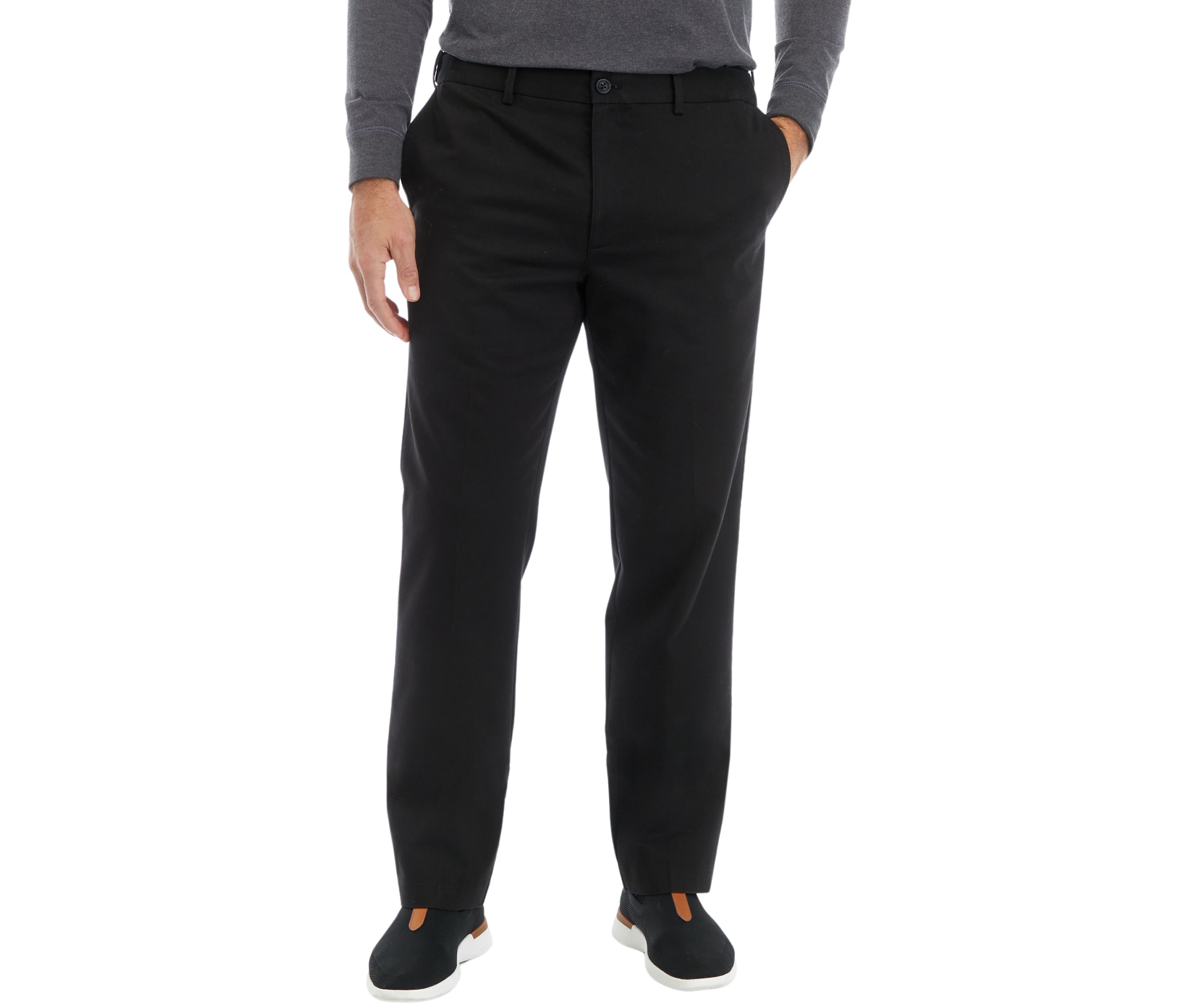 Mens Flat Front Ultimate Performance Pants
