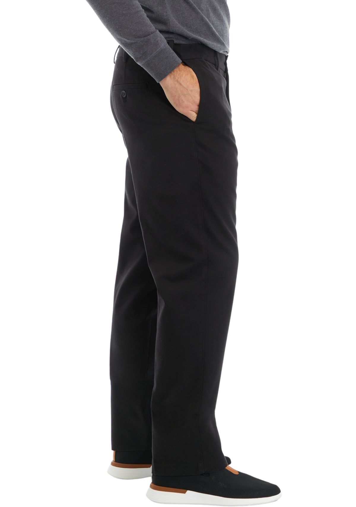 Mens Flat Front Ultimate Performance Pants