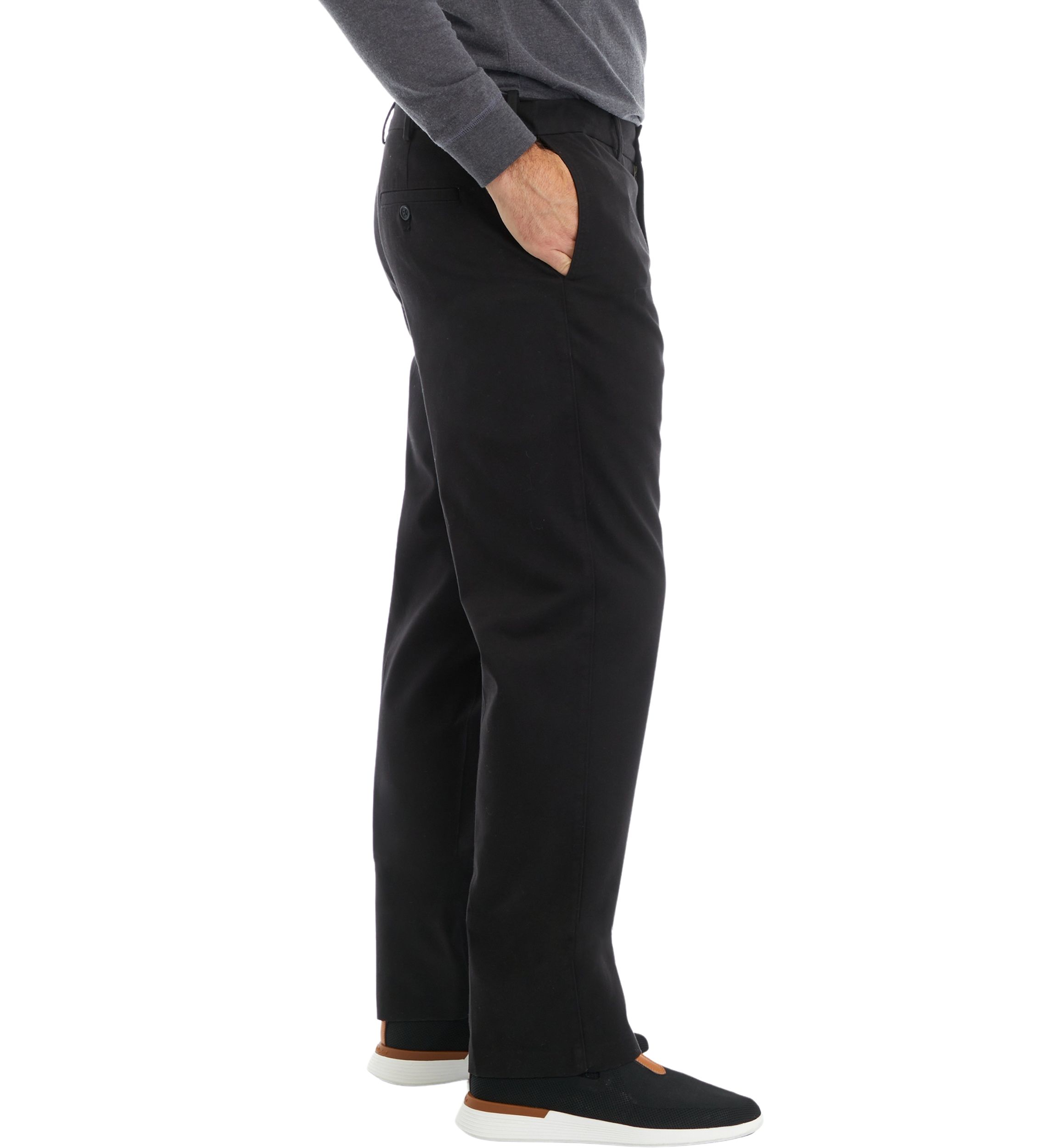 Mens Flat Front Ultimate Performance Pants