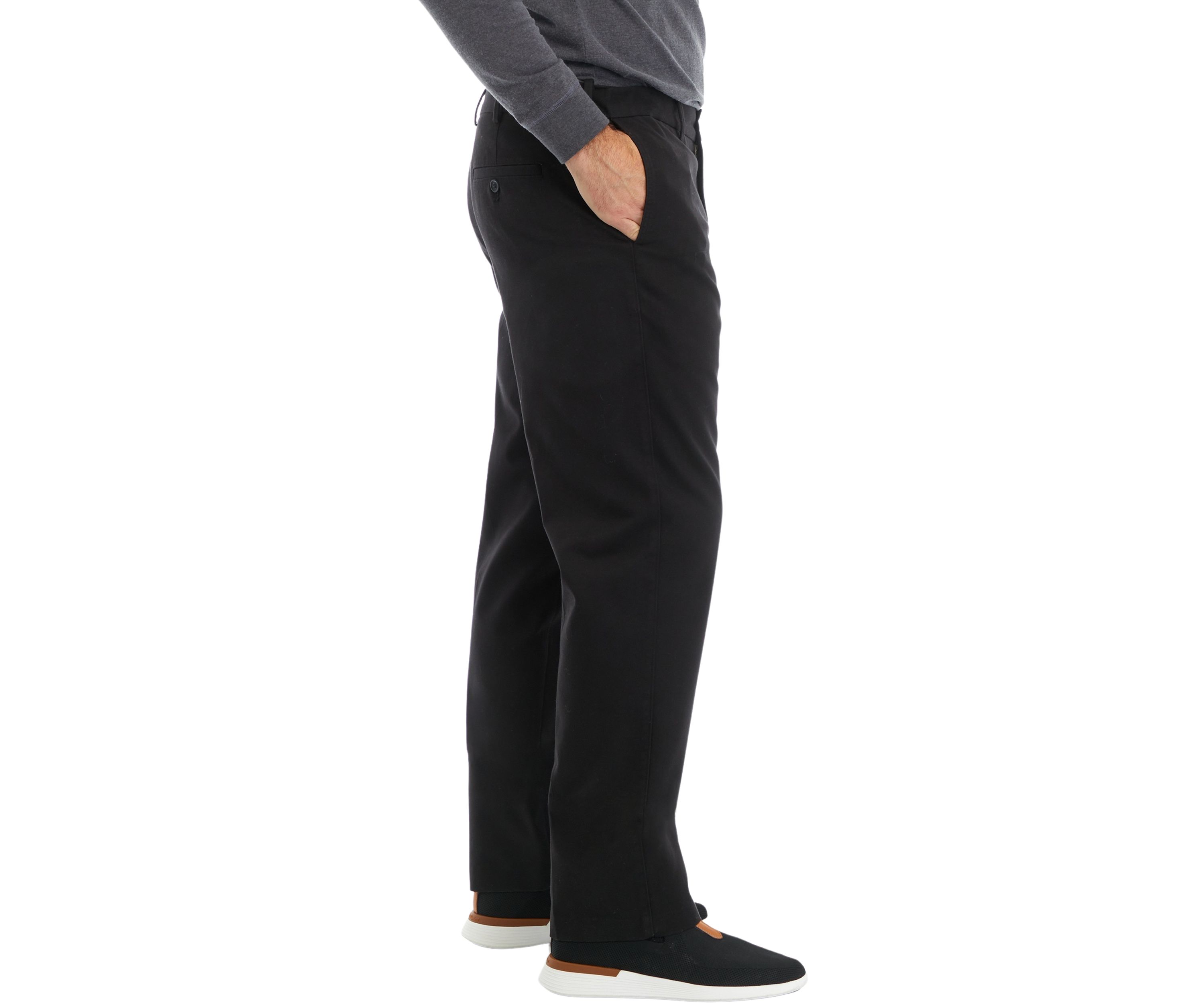 Mens Flat Front Ultimate Performance Pants