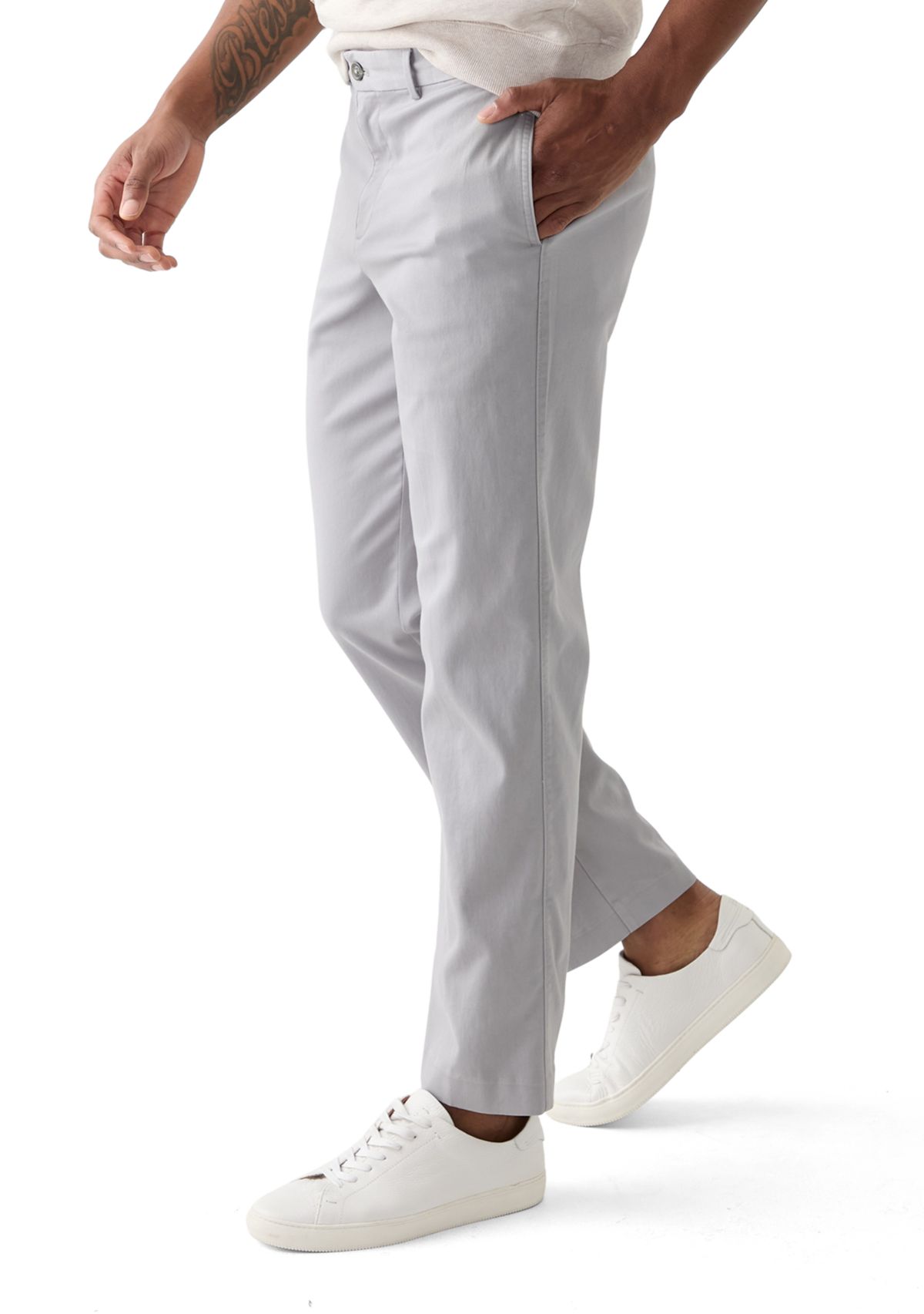 Mens Flat Front Ultimate Performance Pants