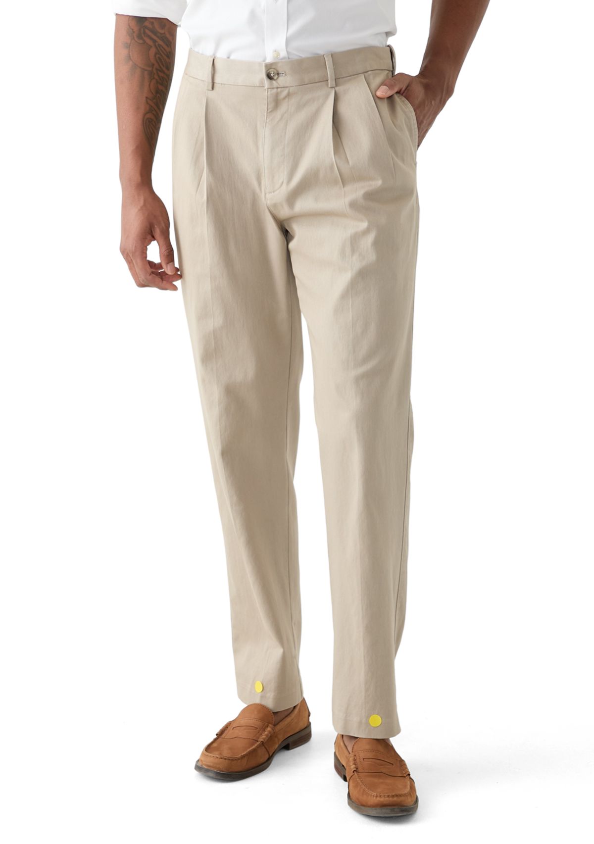 Straight Fit Khaki Pants
