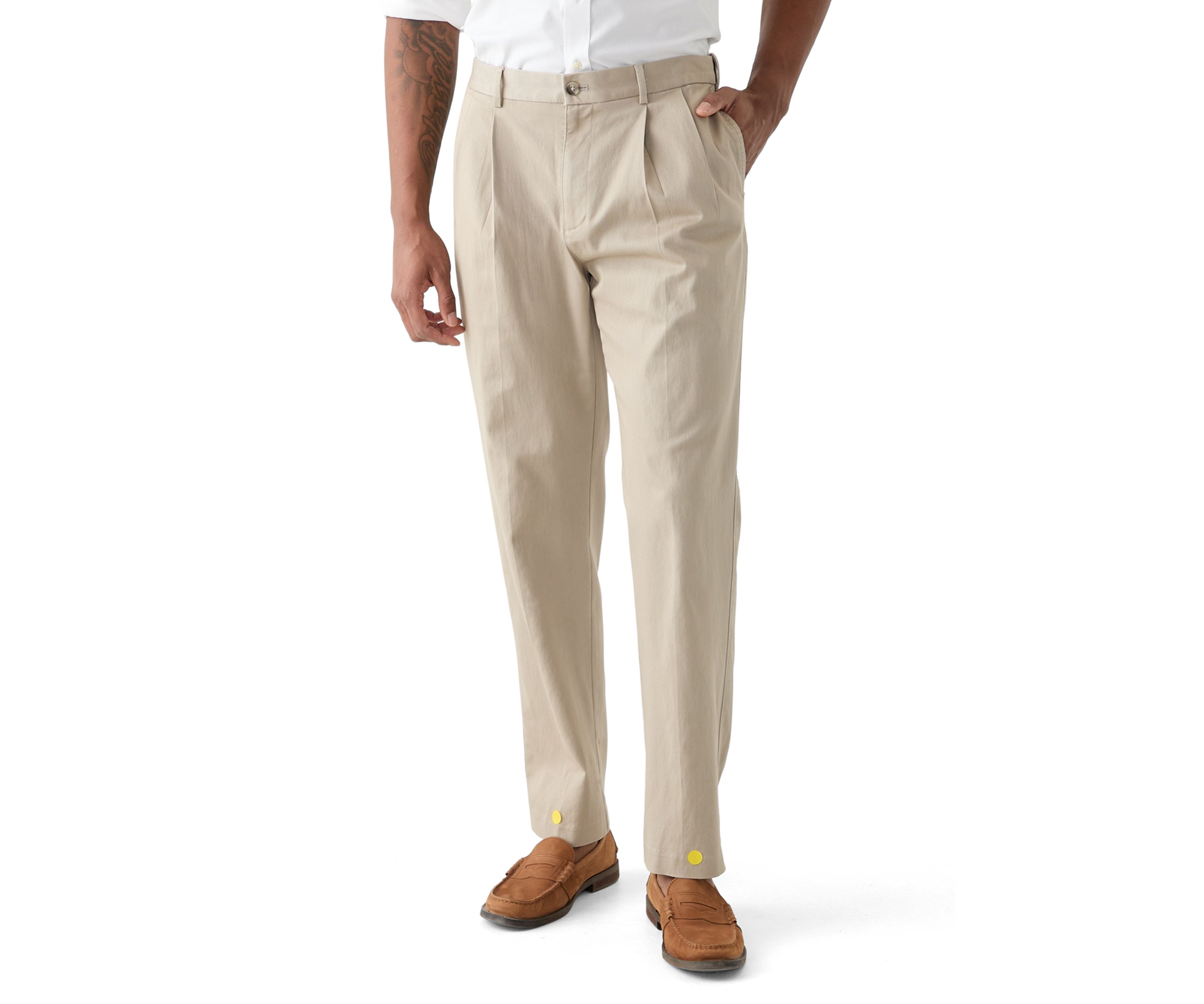 Straight Fit Khaki Pants