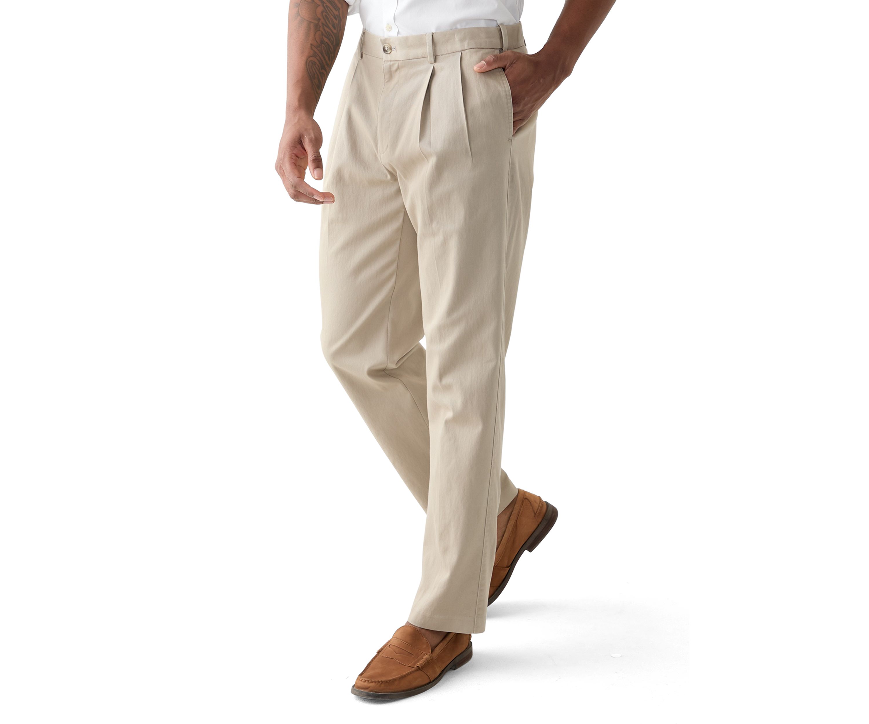 Straight Fit Khaki Pants