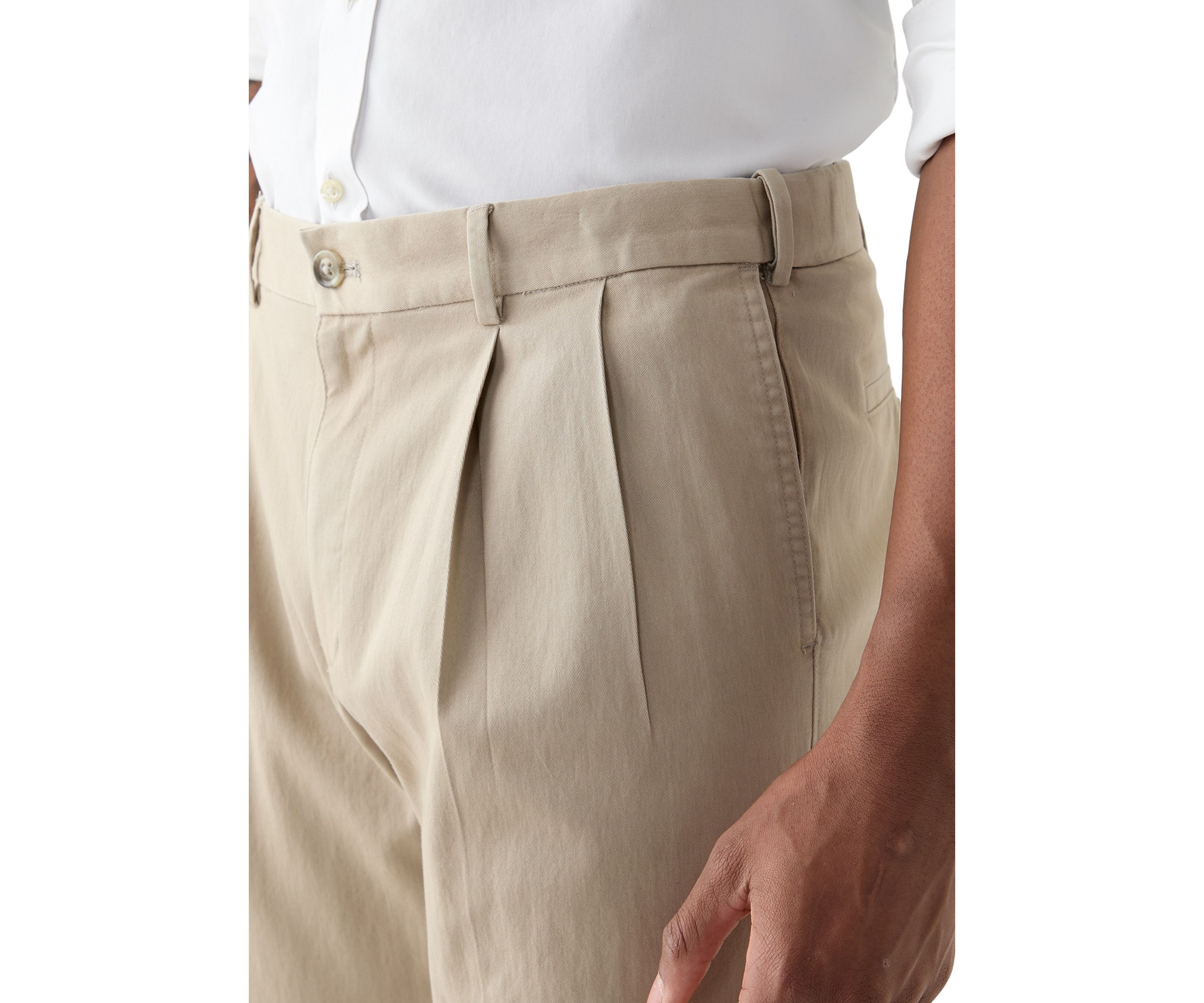 Straight Fit Khaki Pants
