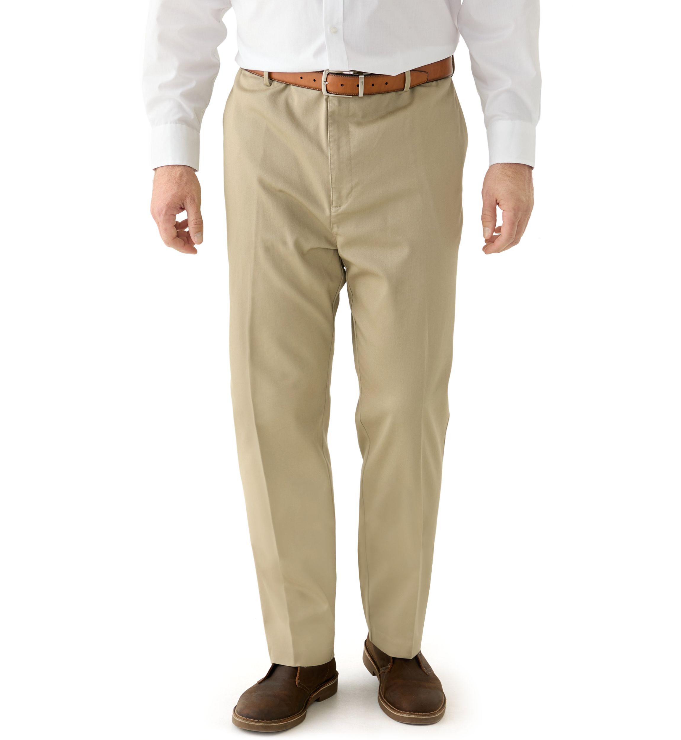 Big & Tall Straight Leg Flat Front Pants