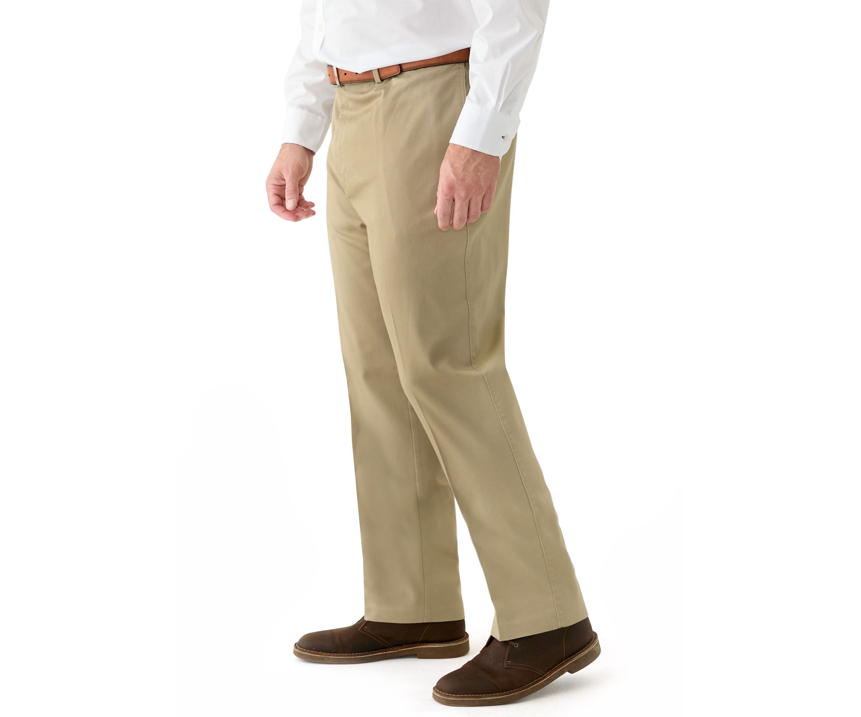 Big & Tall Straight Leg Flat Front Pants