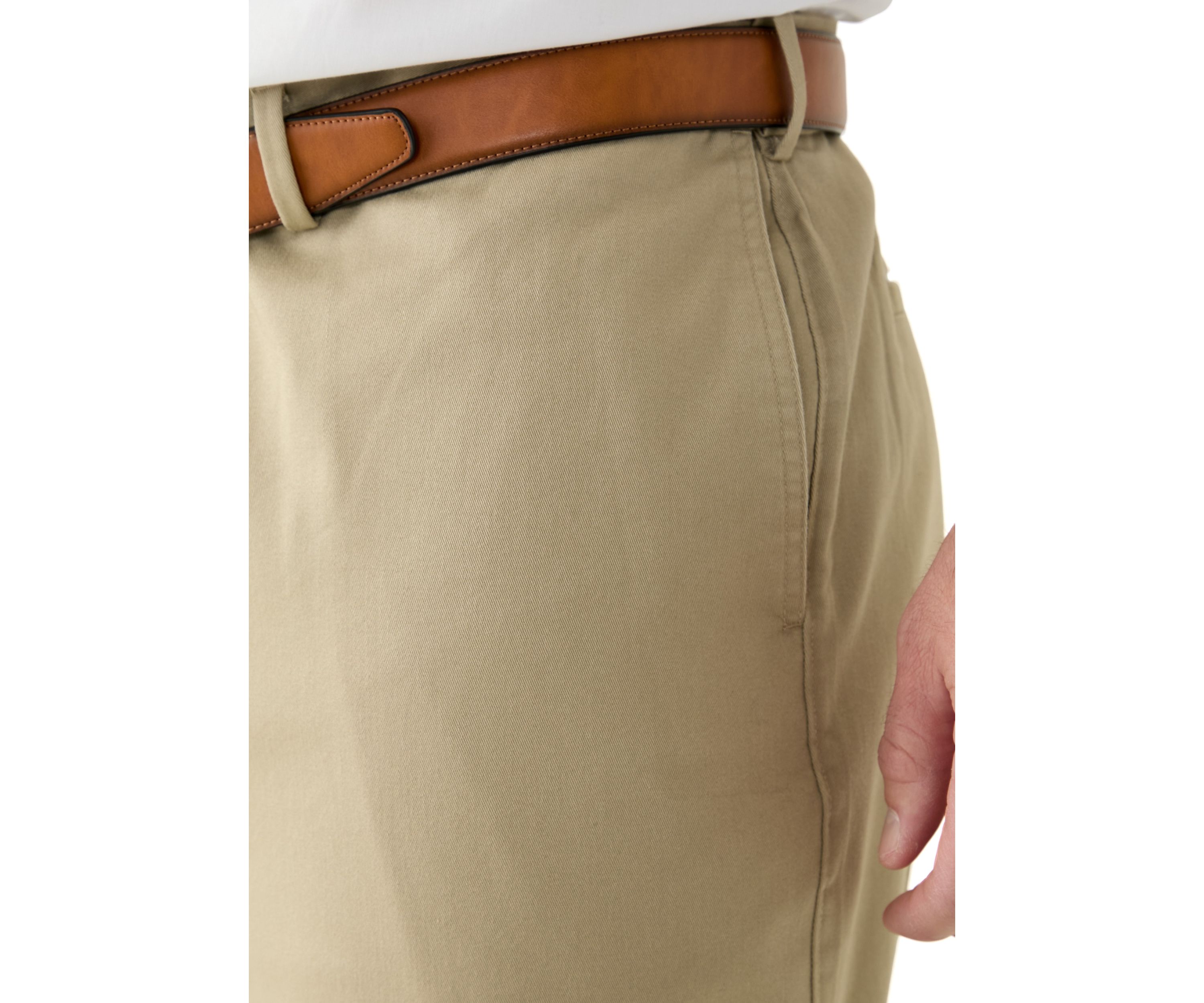 Big & Tall Straight Leg Flat Front Pants