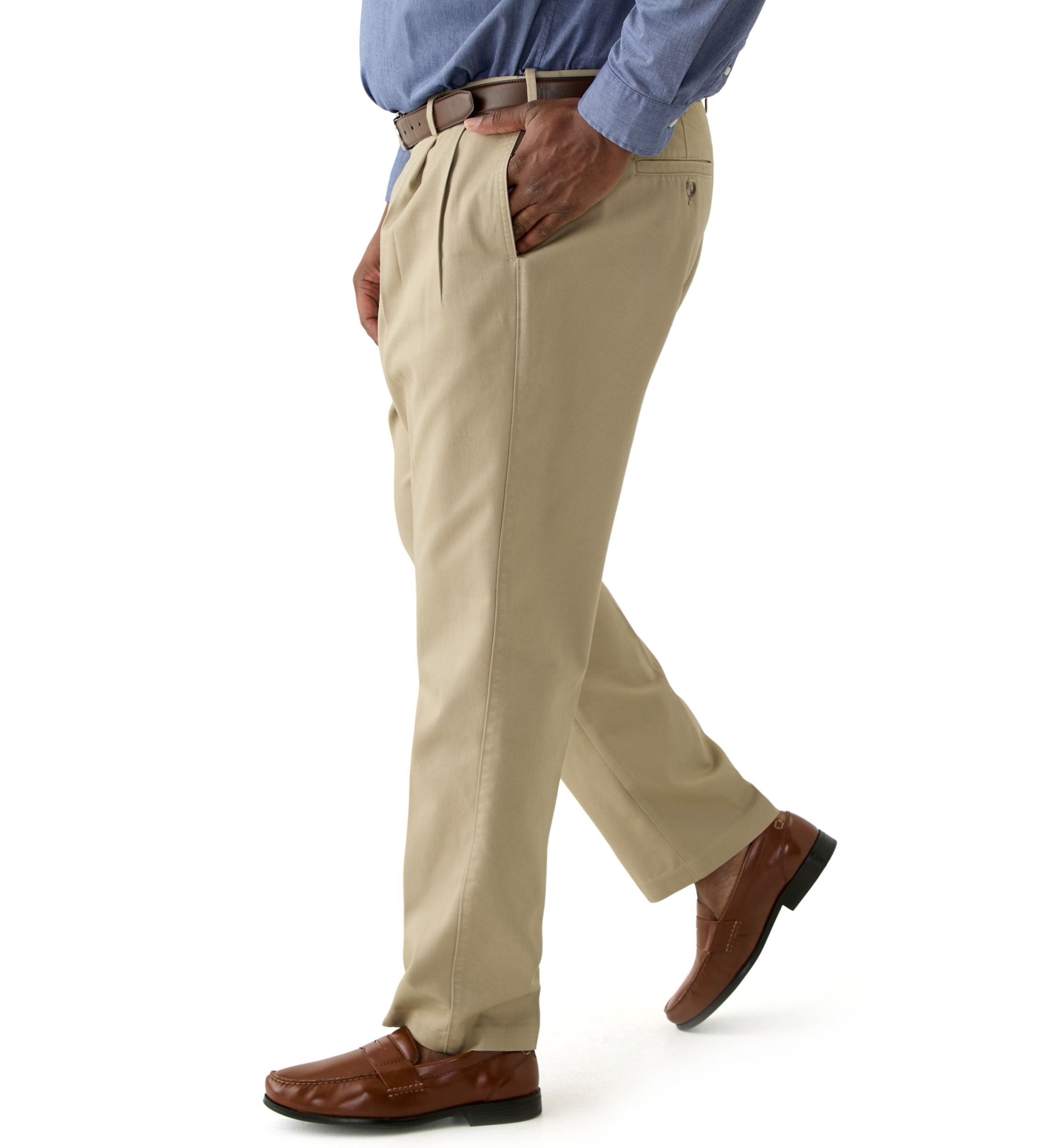 Big & Tall Pleated Pants