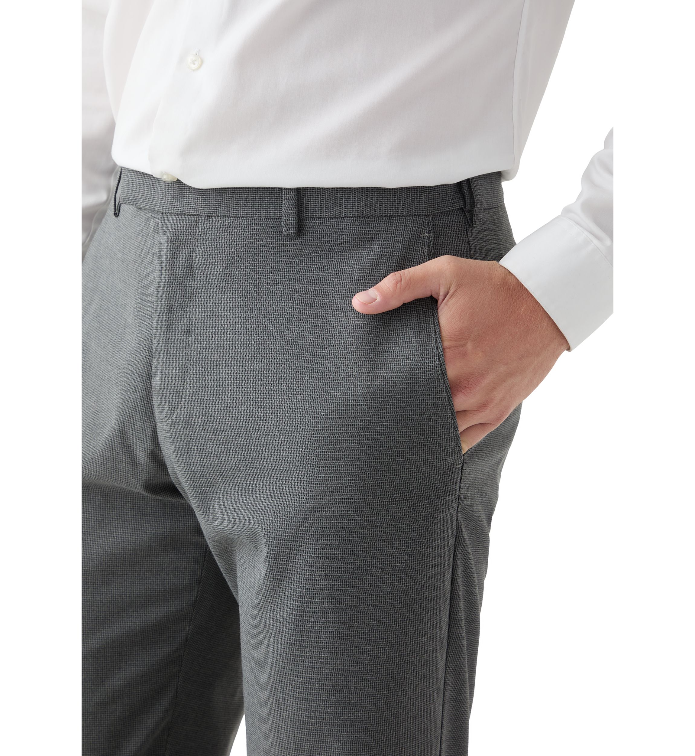 Mens Full Fashion Mini Houndstooth Pants