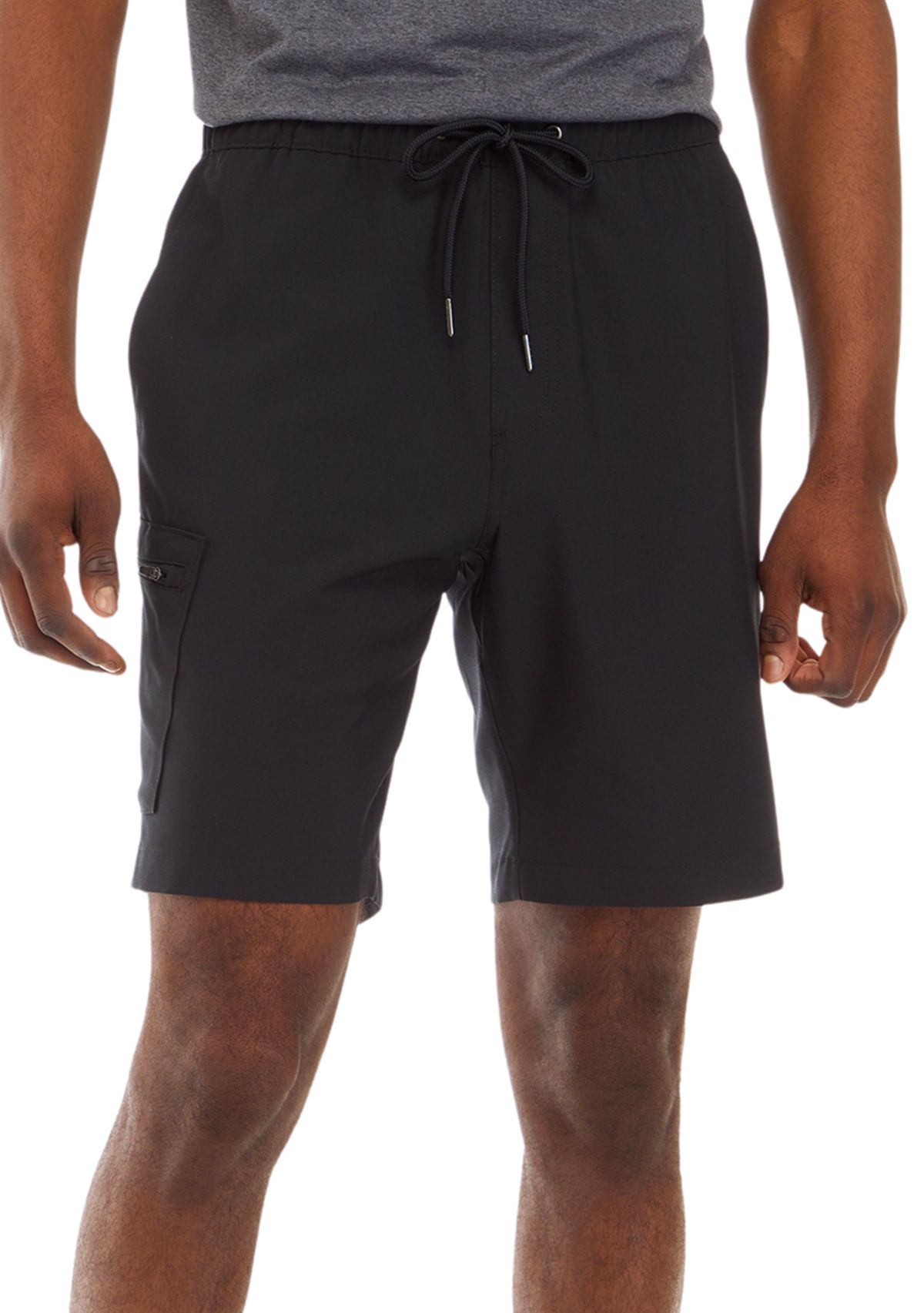 Mens Drawstring Cargo Shorts