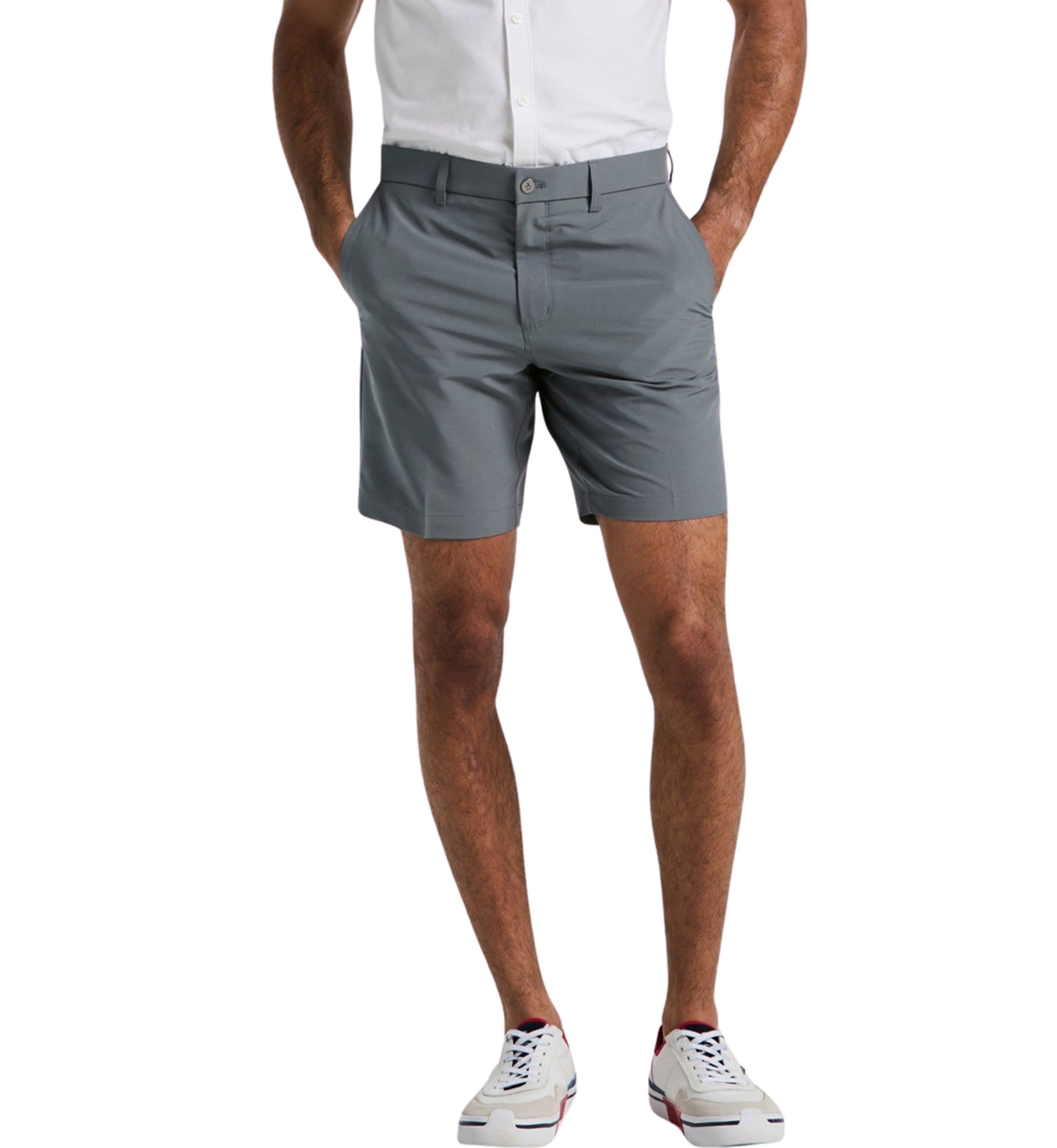 Technical Flat Front 8" Golf Shorts