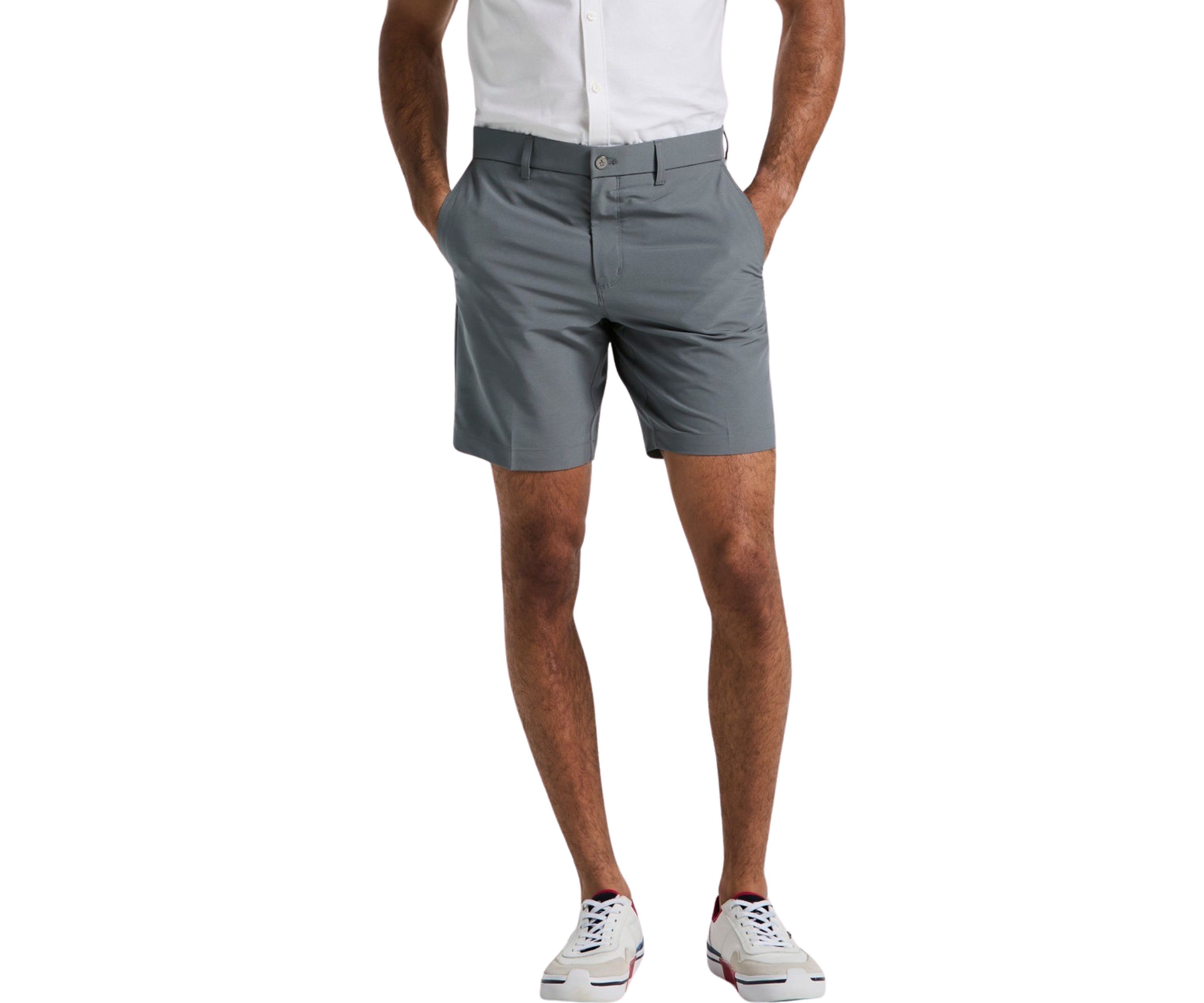 Technical Flat Front 8" Golf Shorts