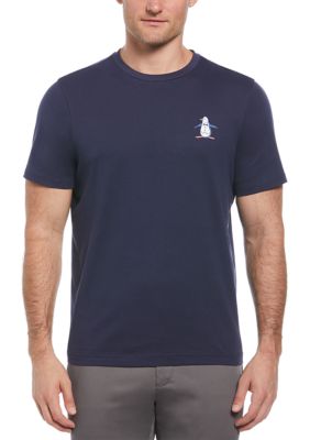 Original Penguin Men's Short Sleeve Cotton Jersey T-Shirt, Black, Medium