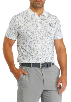 Original Penguin Men's Martini Print Polo Shirt