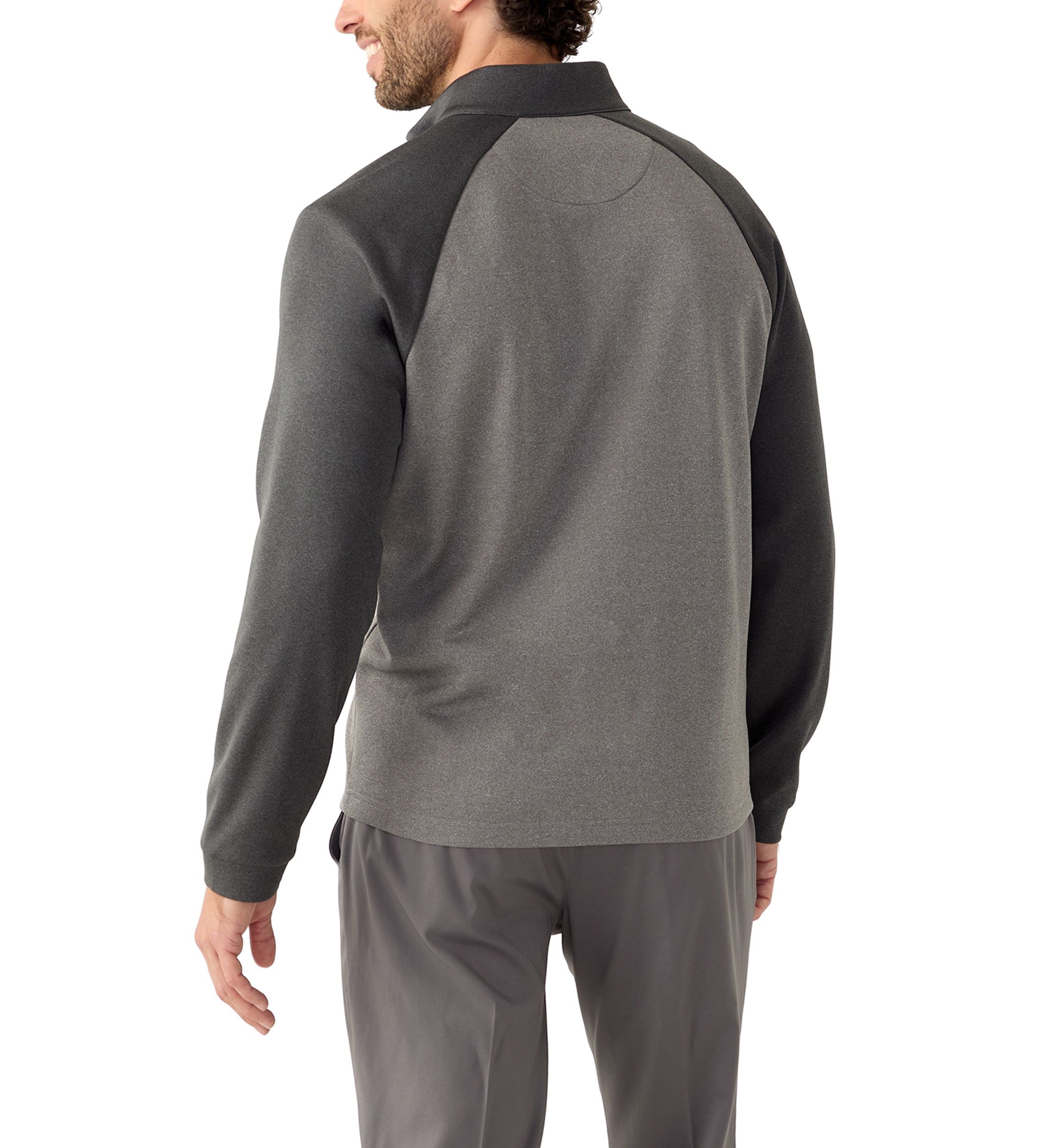 Mens 1/4 Zip Fleece Lined Sweatshirt
