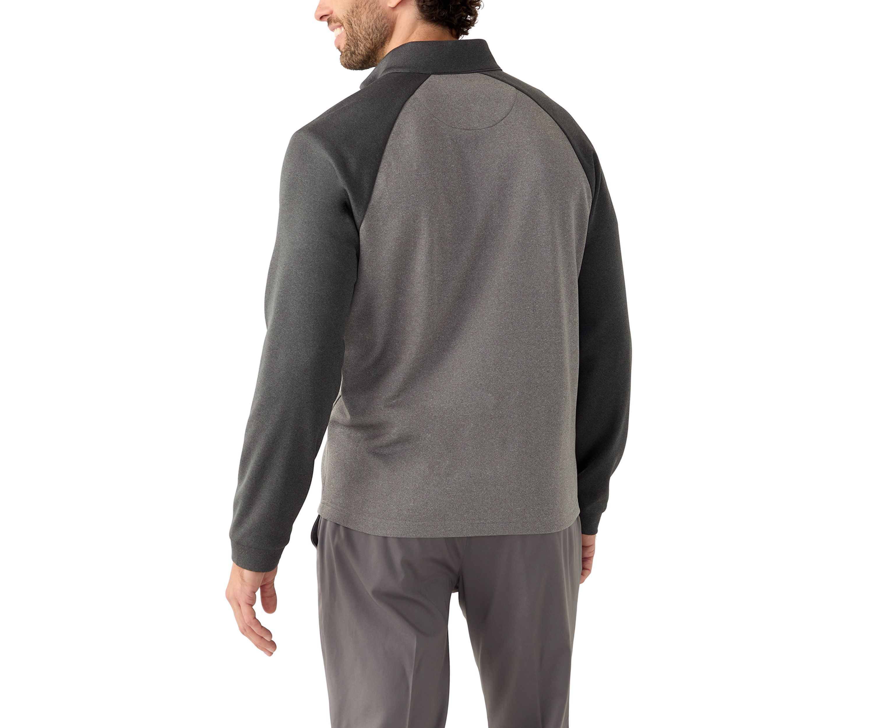 Mens 1/4 Zip Fleece Lined Sweatshirt