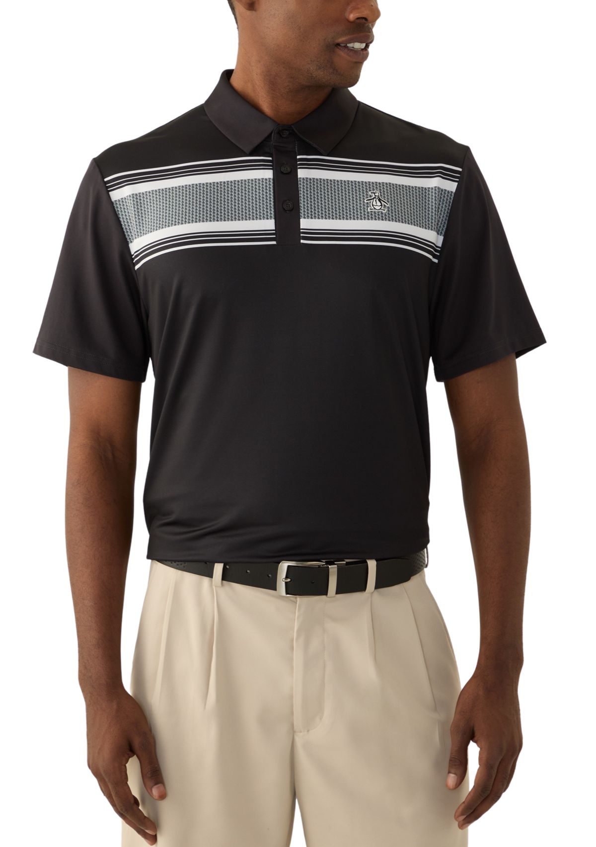 Mens Stripe Polo Shirt
