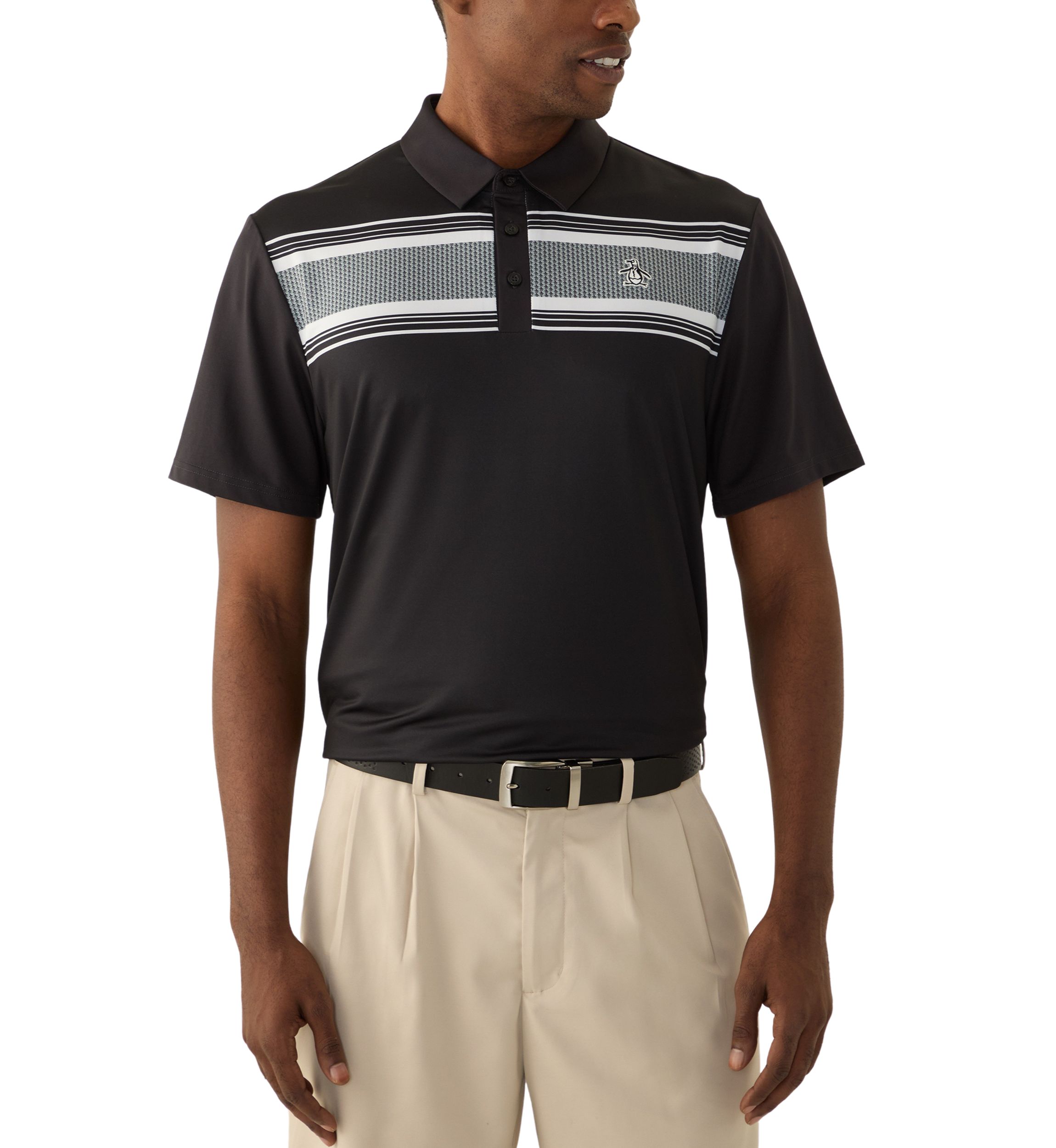 Mens Stripe Polo Shirt